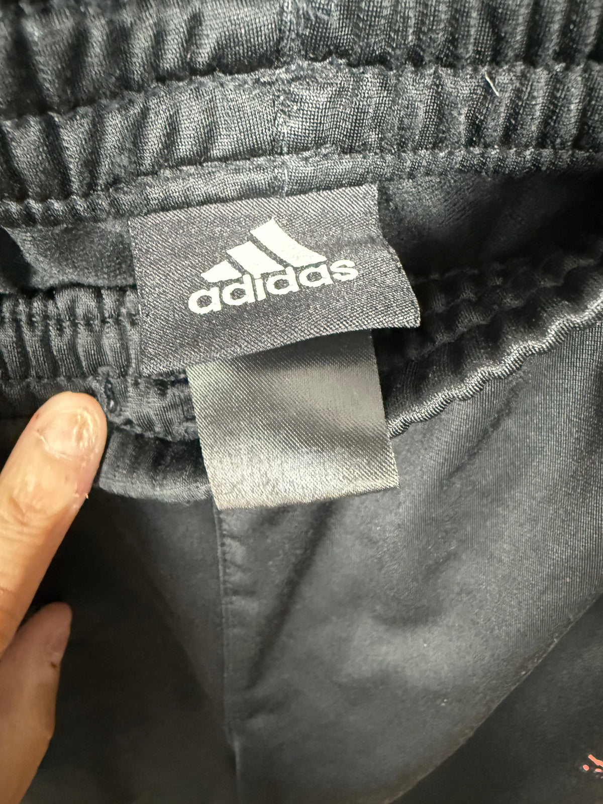Vintage Adidas Black & Bright Orange Stripe Track Pants