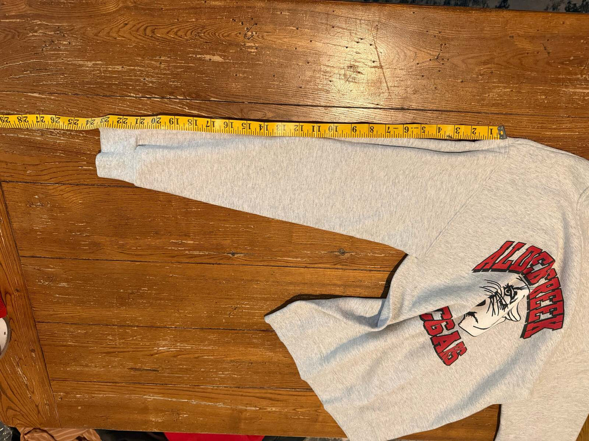 Vintage Alder Creek Cougars Jerzees Crewneck Sweatshirt – Heather Gray, Size S