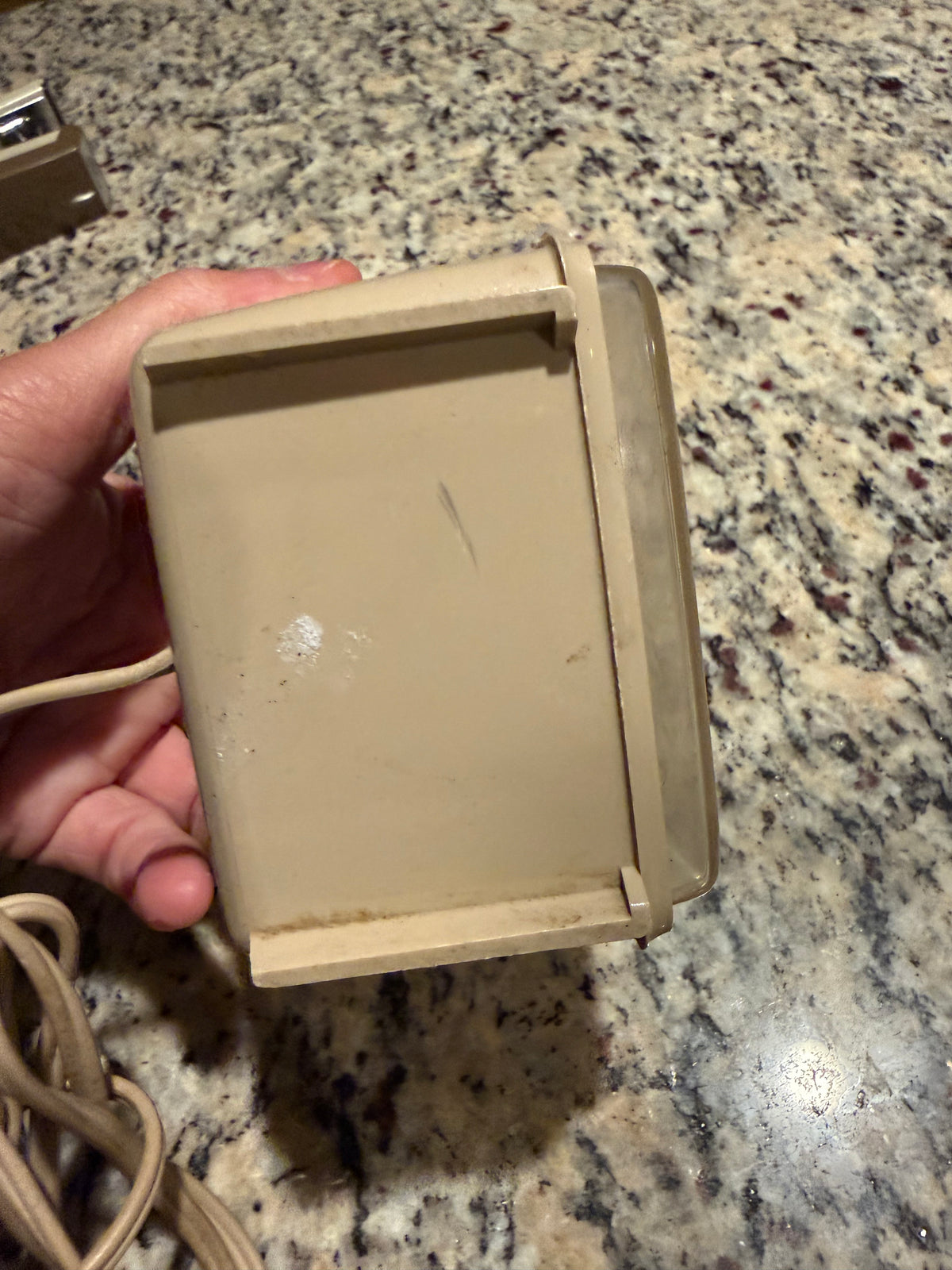 Vintage General Electric GE Snooz-Alarm Lighted Dial Alarm Clock – Ivory Mid Century