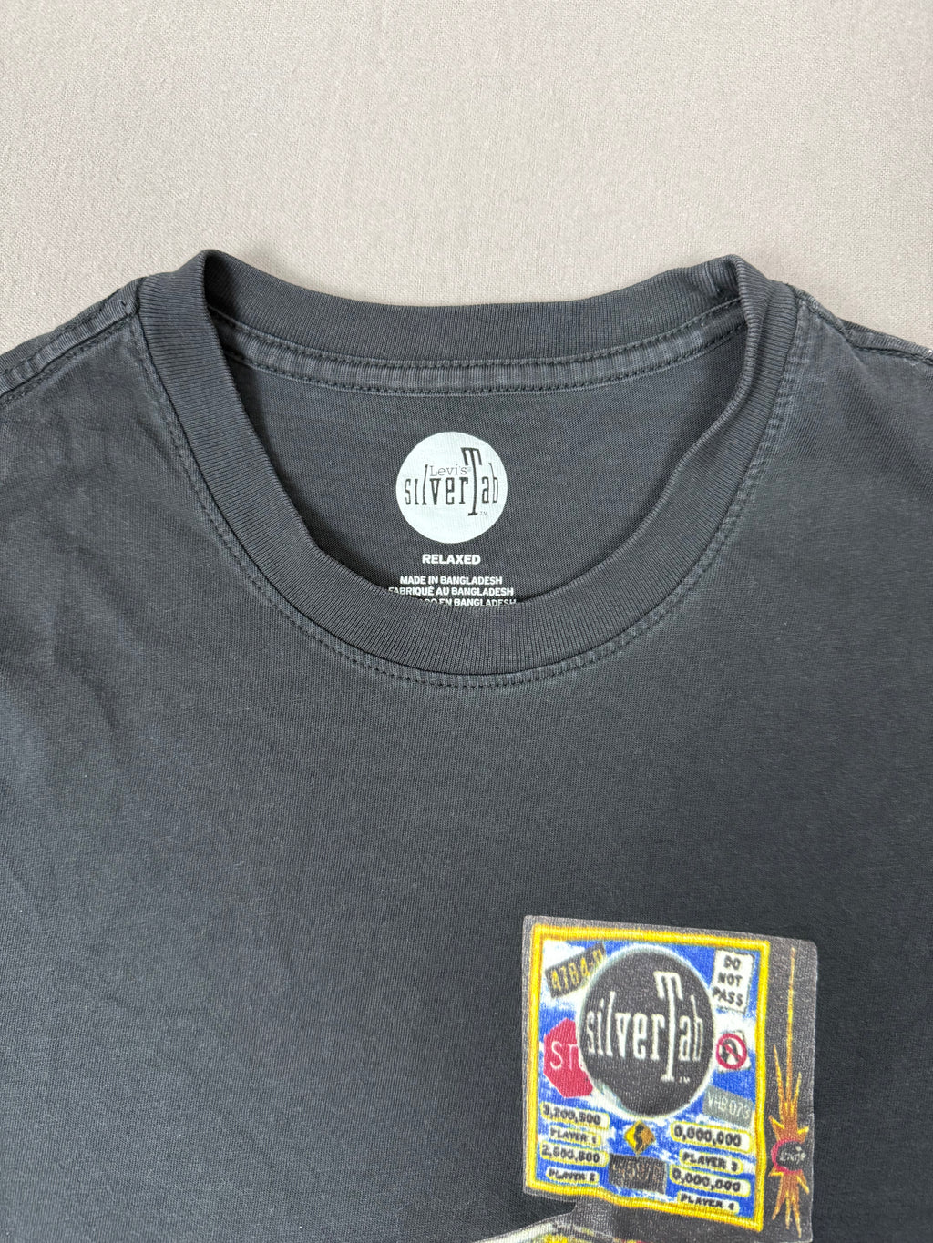 Levi’s SilverTab – Relaxed Fit Pinball Graphic T-Shirt – Size: XS