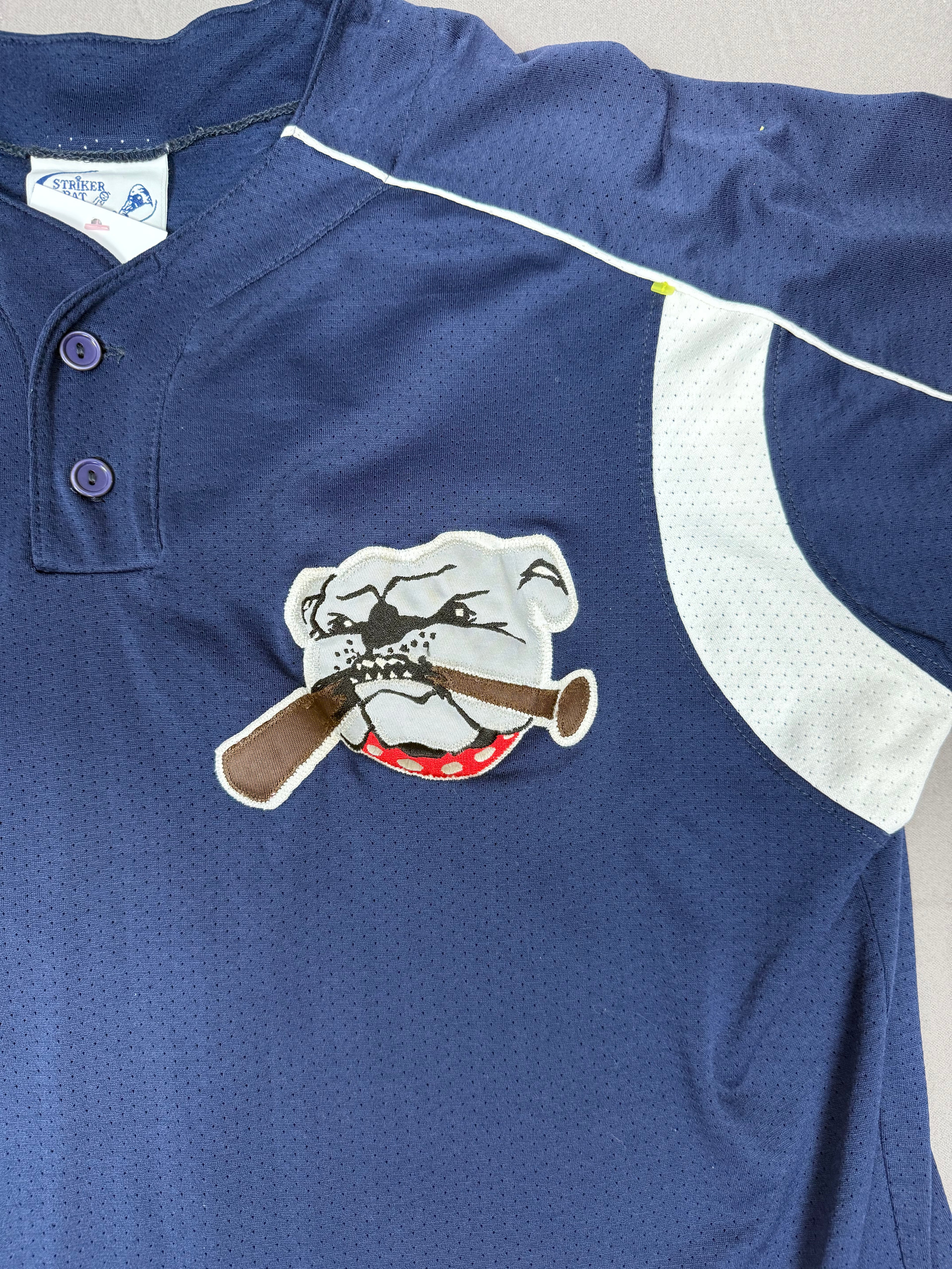 Baseball Button-Front Jersey – Size: XL