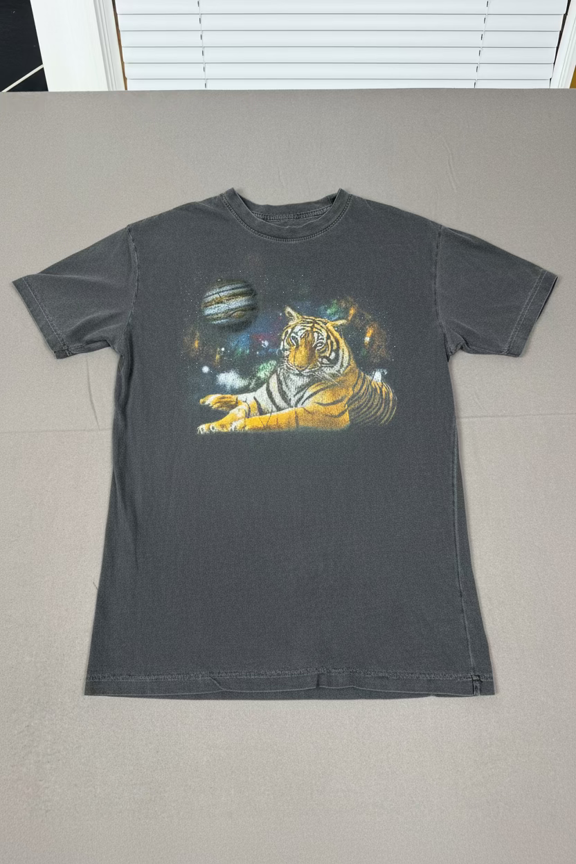 PS/LA – Tiger Galaxy Graphic T-Shirt – Size: Medium