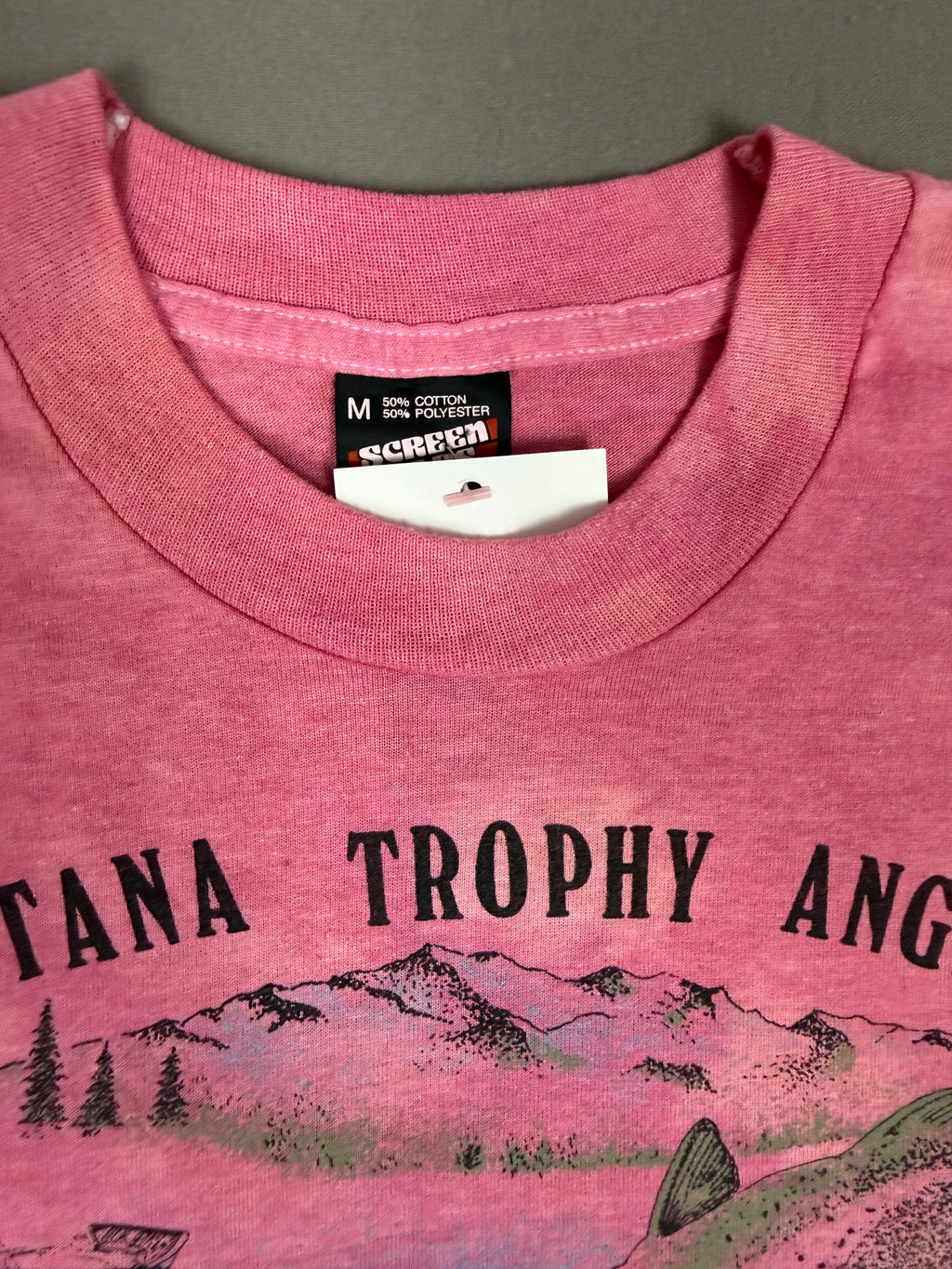 Vintage Montana Trophy Angler Graphic T-Shirt