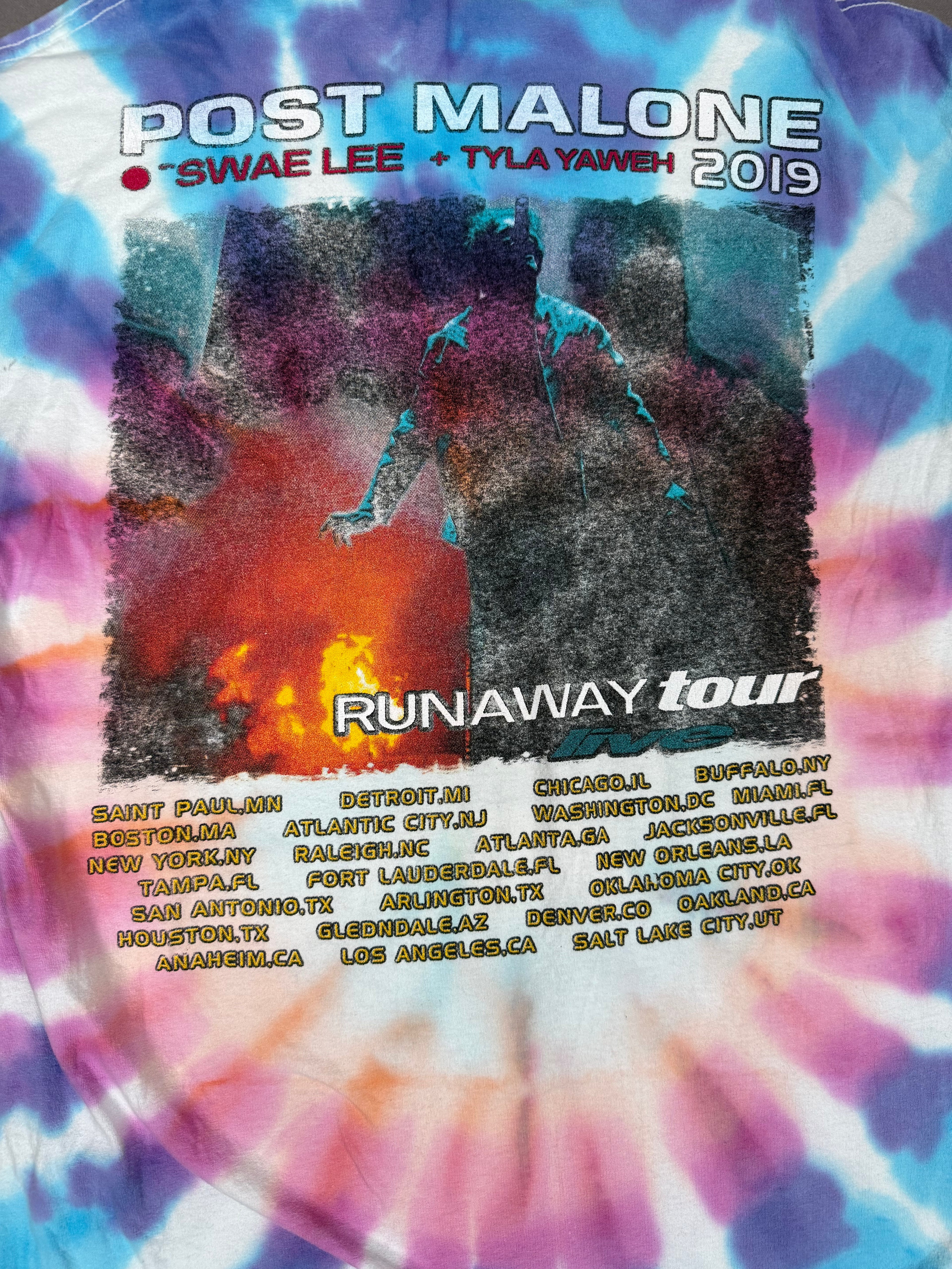 Runaway Tour – Year: 2019/ Post Malone Tour T