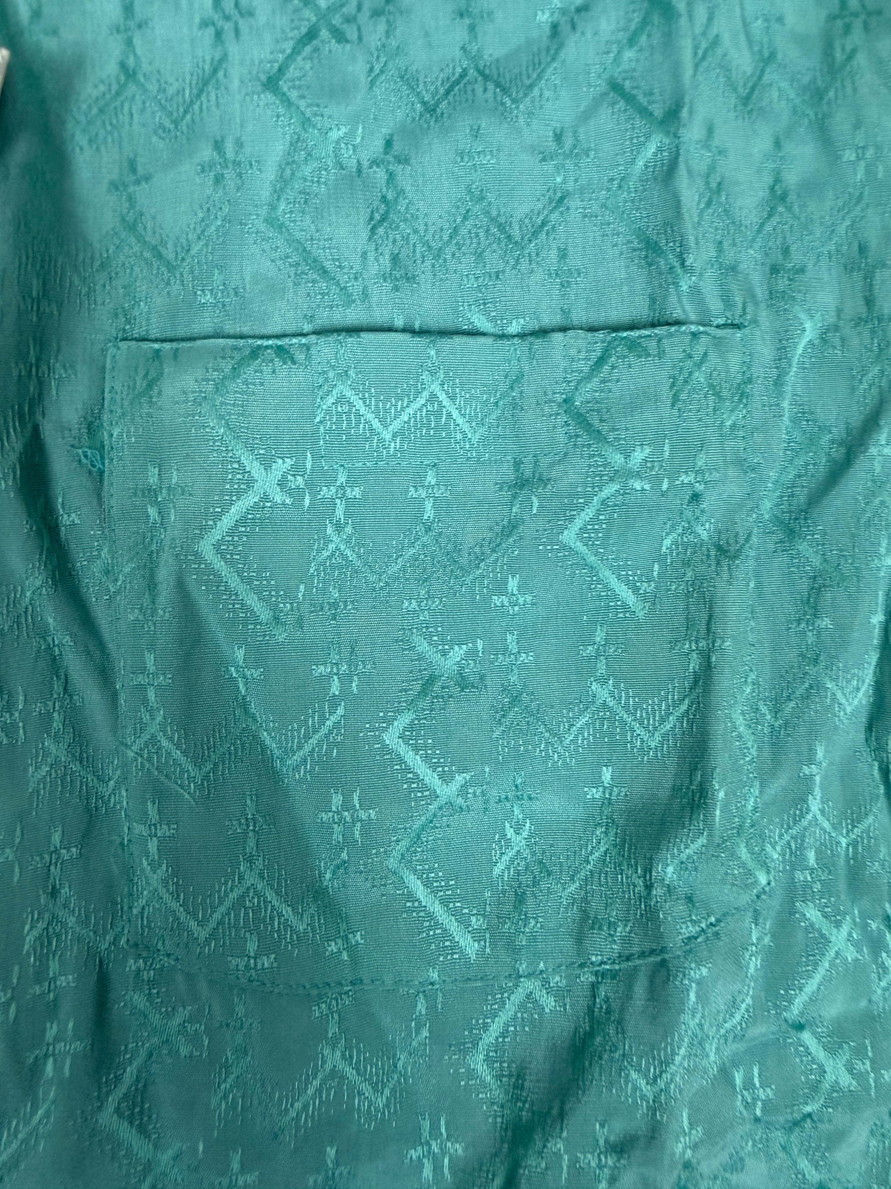 Vintage Mexx Emanuelle Teal Button-Down Shirt, NWT, Size 36/S