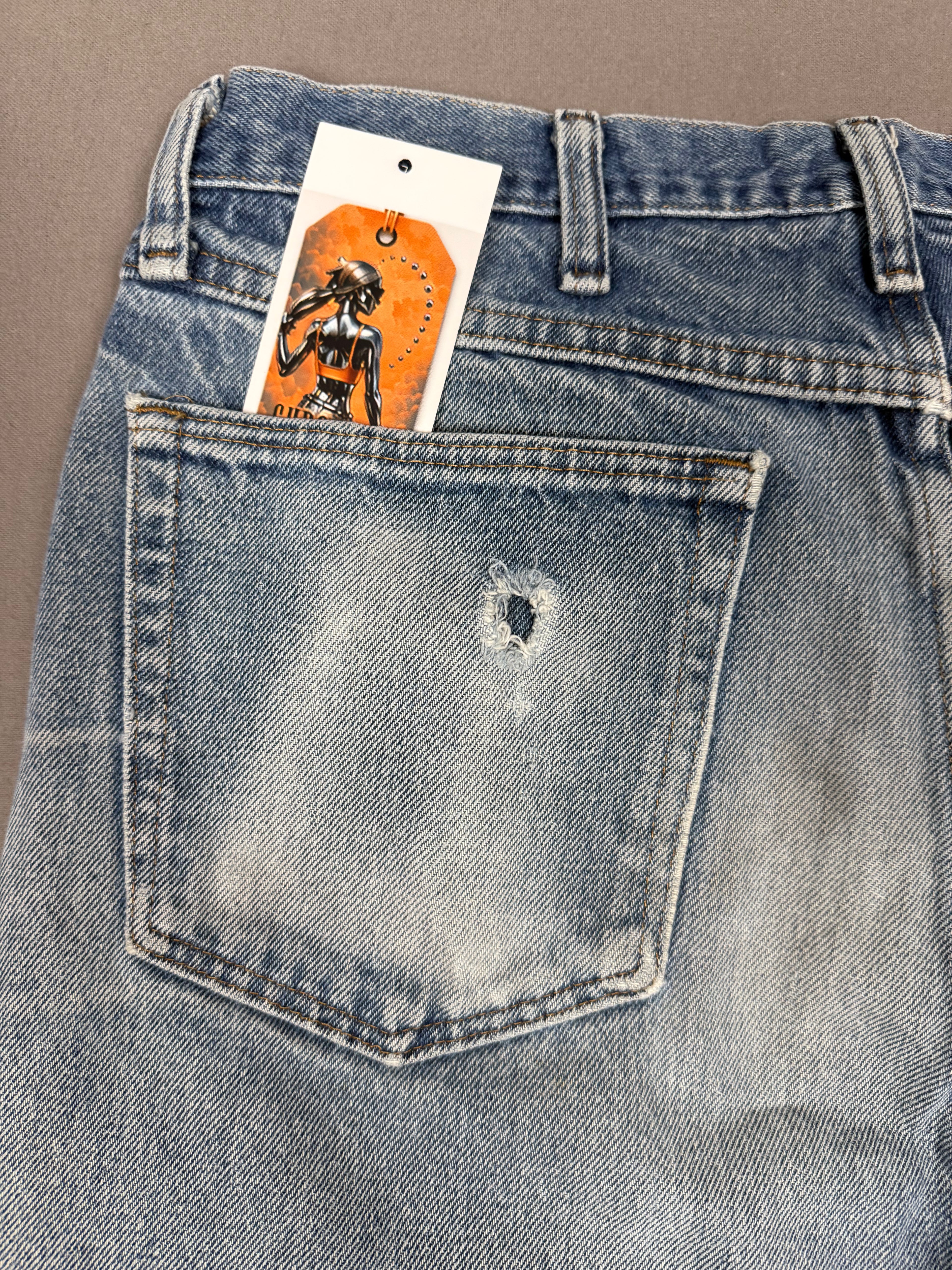 Rustler by Wrangler Regular Fit Straight Leg Jeans 34 × 34