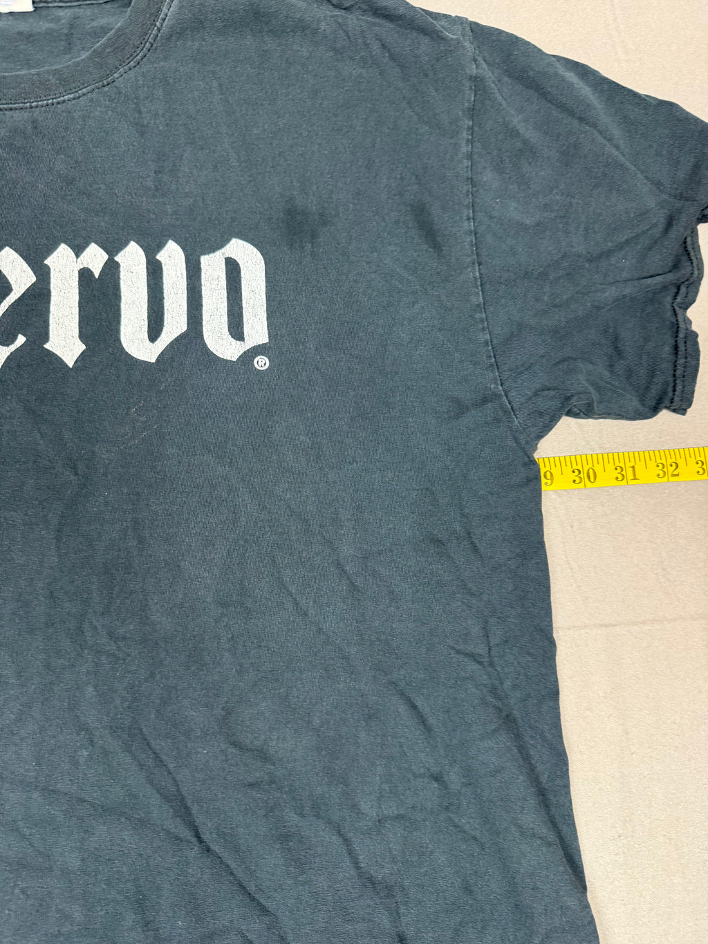Cuervo – Faded Black Graphic T-Shirt – Size: XL