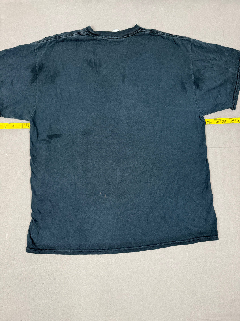 Cuervo – Faded Black Graphic T-Shirt – Size: XL