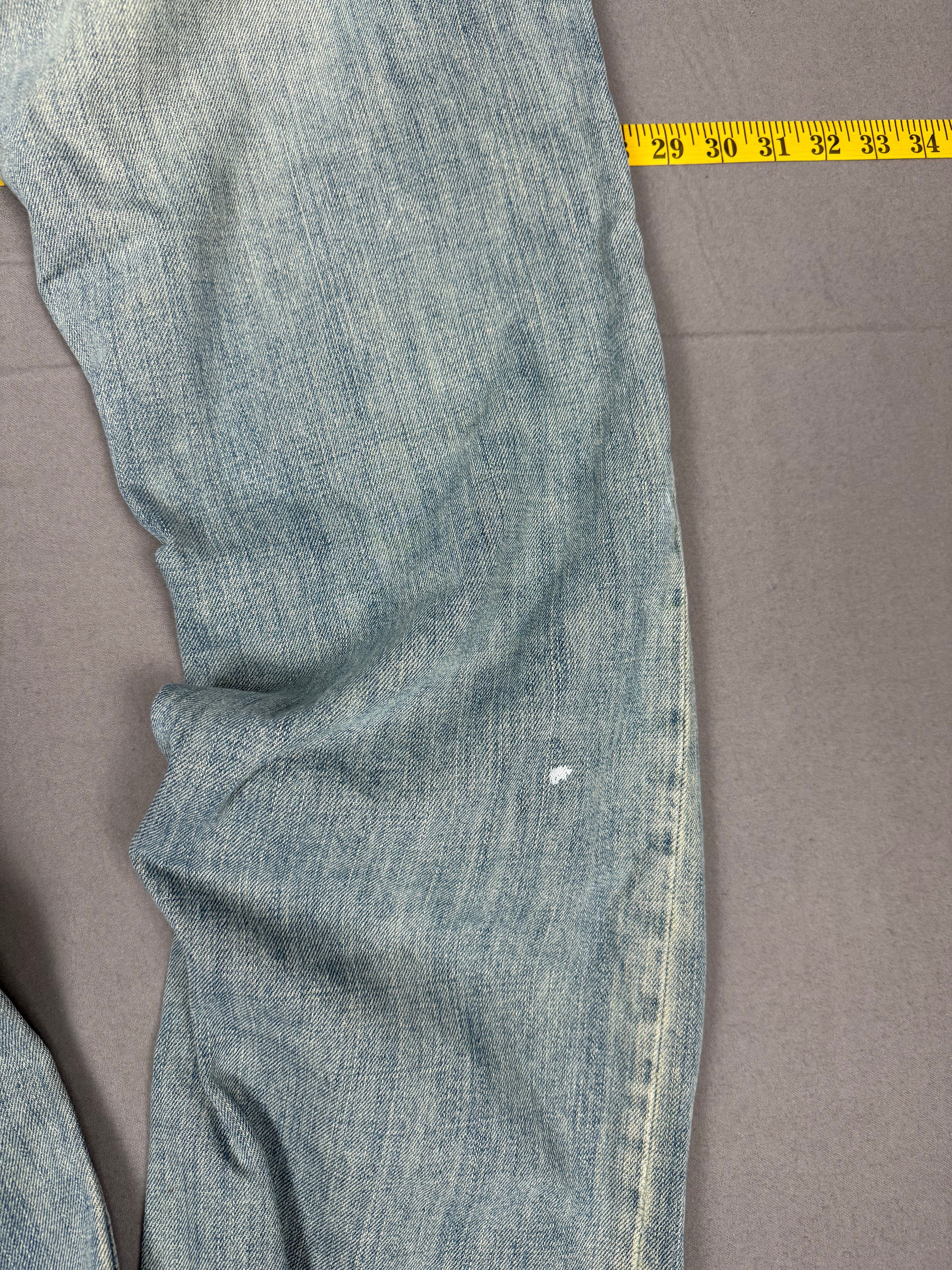 Vintage Abercrombie & Fitch low-rise bootcut jeans in classic blue denim 30X30