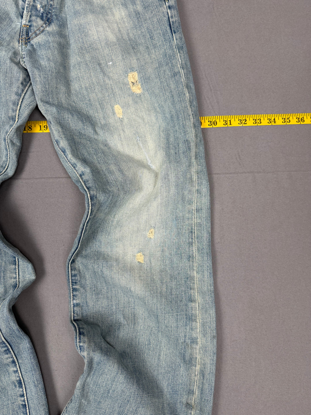 Vintage Abercrombie & Fitch low-rise bootcut jeans in classic blue denim 30X30