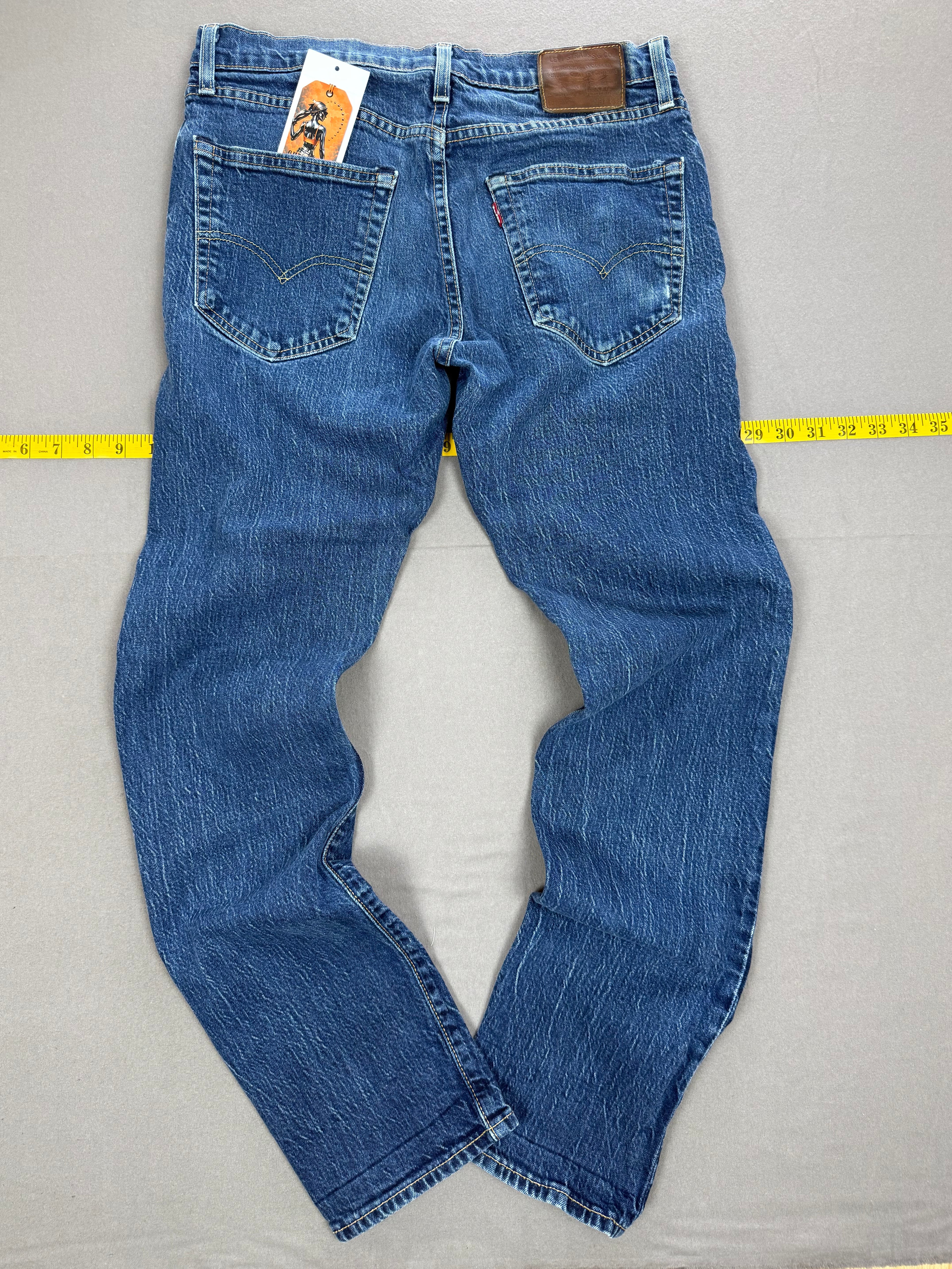 Levi’s 502 Dark Blue 100% Cotton Denim Jeans