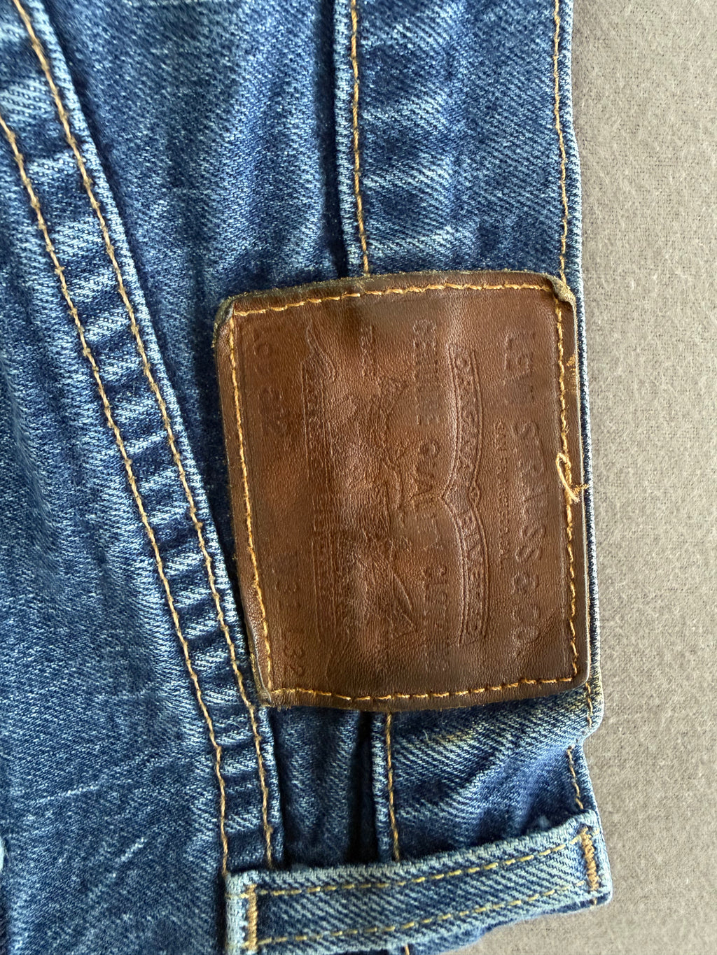 Levi’s 502 Dark Blue 100% Cotton Denim Jeans