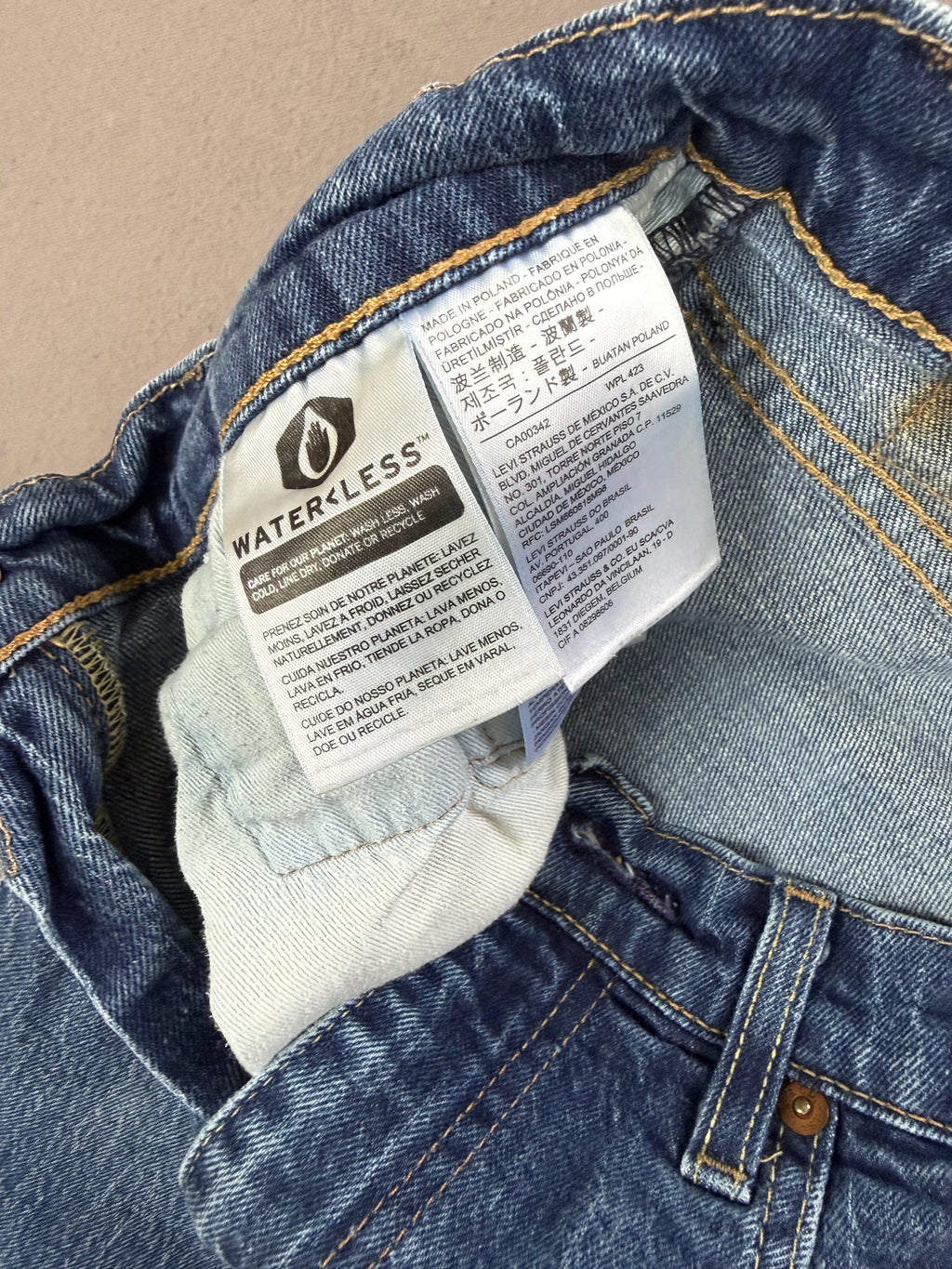 Levi’s 502 Dark Blue 100% Cotton Denim Jeans
