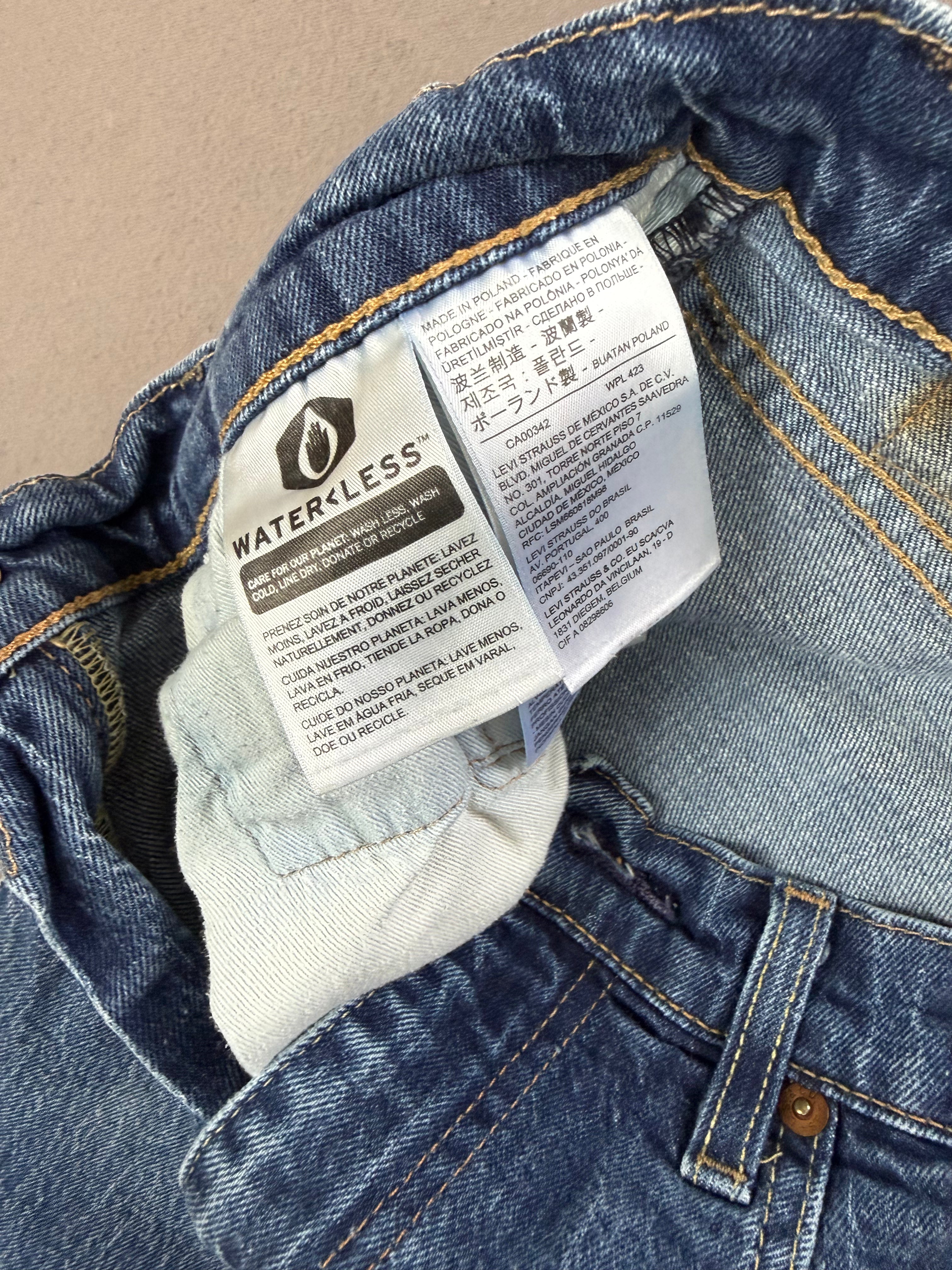 Levi’s 502 Dark Blue 100% Cotton Denim Jeans