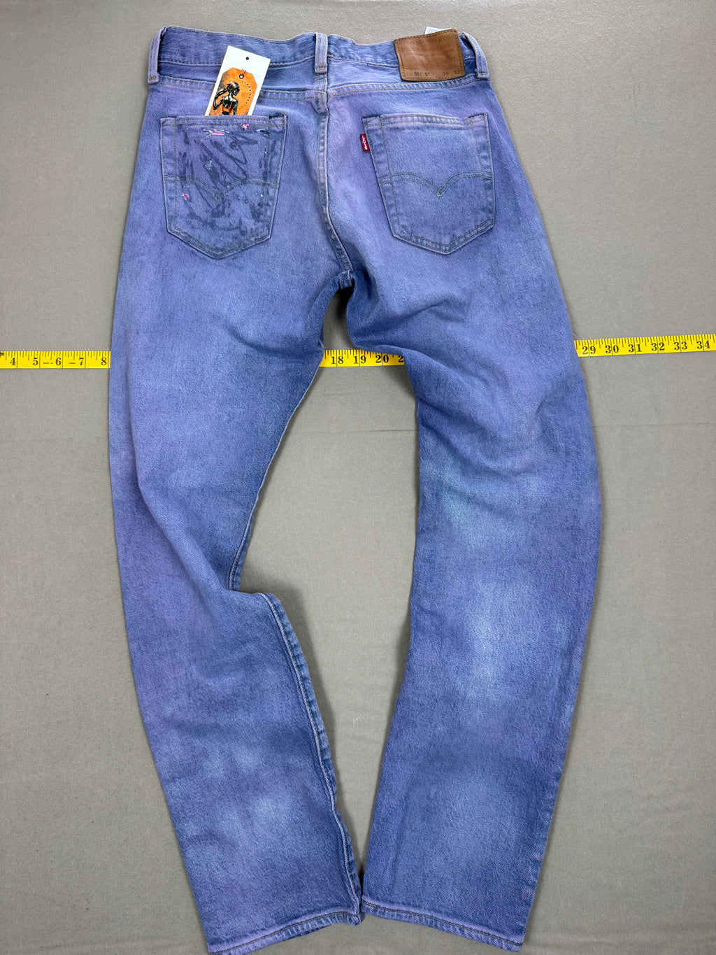 Levi’s 501 ST Light Purple Dyed Denim Jeans