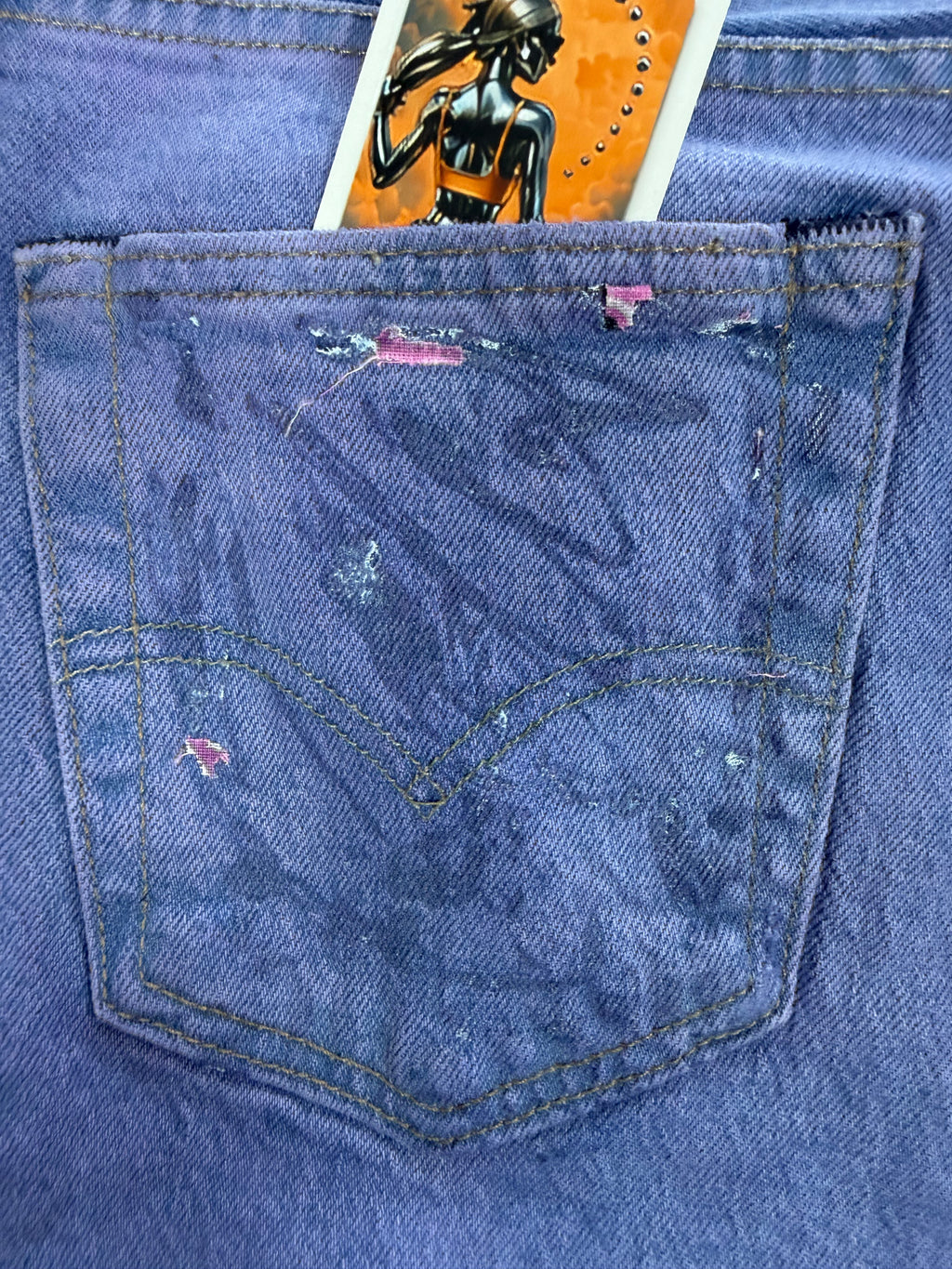 Levi’s 501 ST Light Purple Dyed Denim Jeans