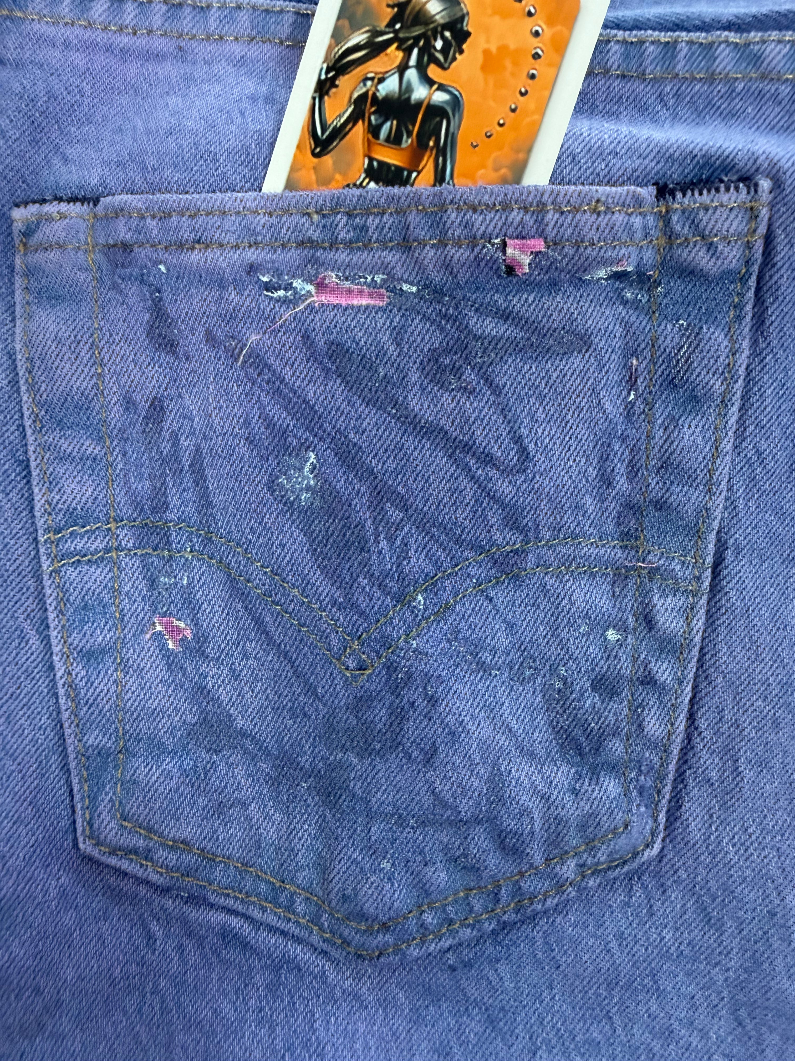 Levi’s 501 ST Light Purple Dyed Denim Jeans