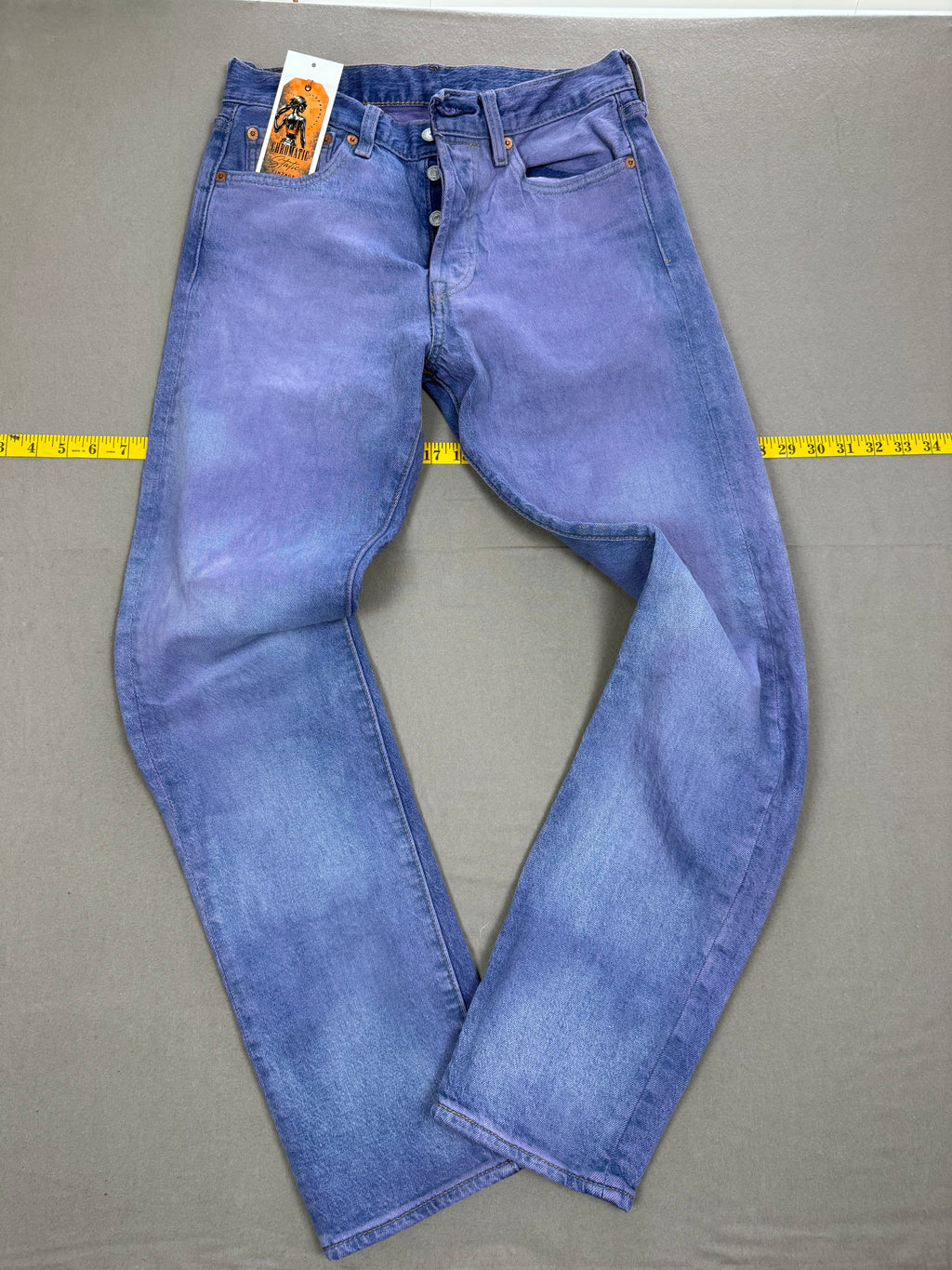 Levi’s 501 ST Light Purple Dyed Denim Jeans