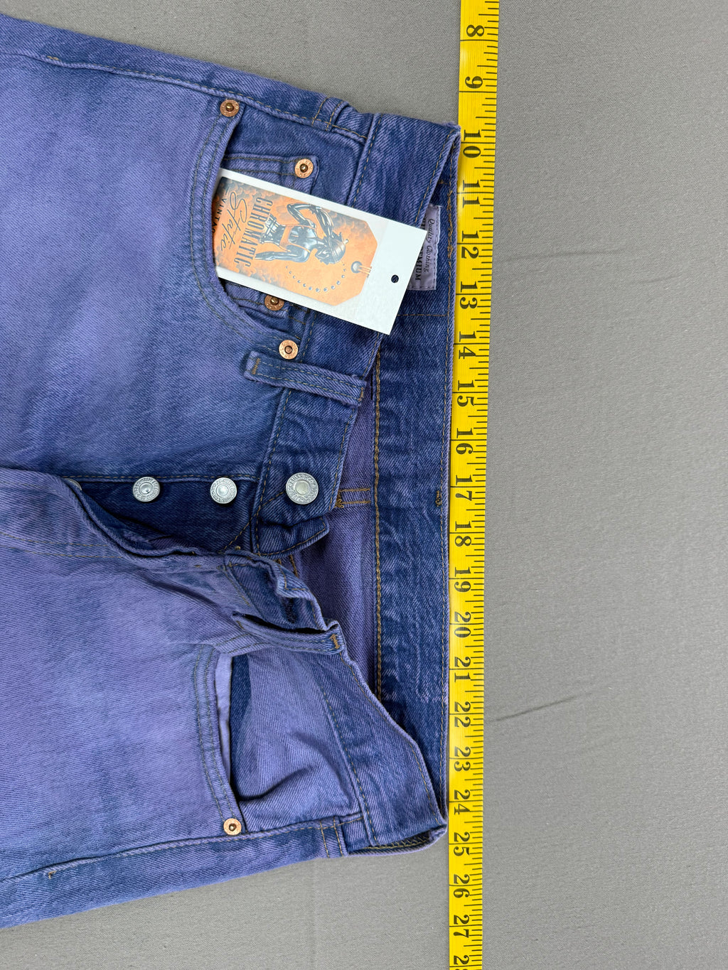 Levi’s 501 ST Light Purple Dyed Denim Jeans