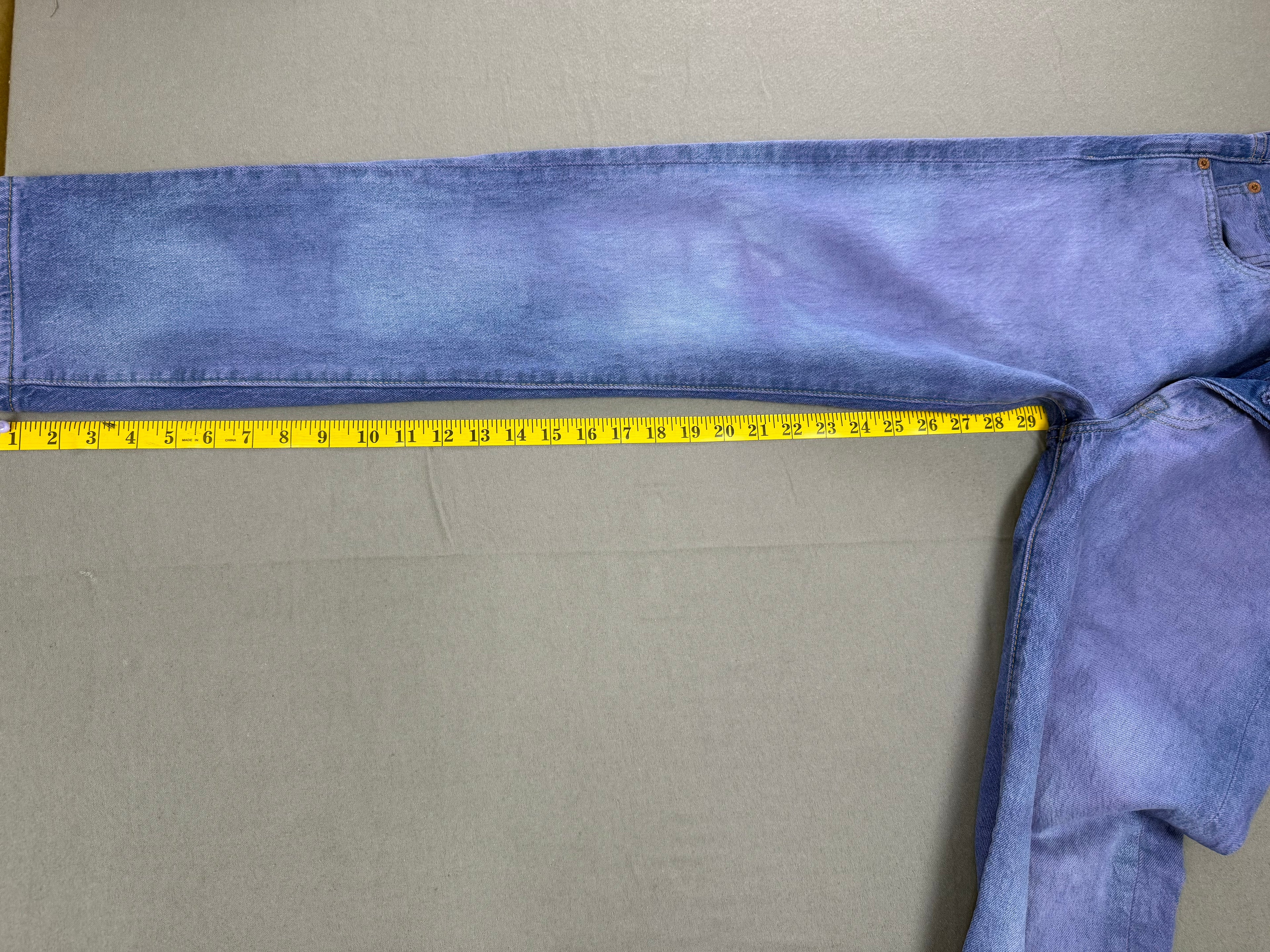 Levi’s 501 ST Light Purple Dyed Denim Jeans