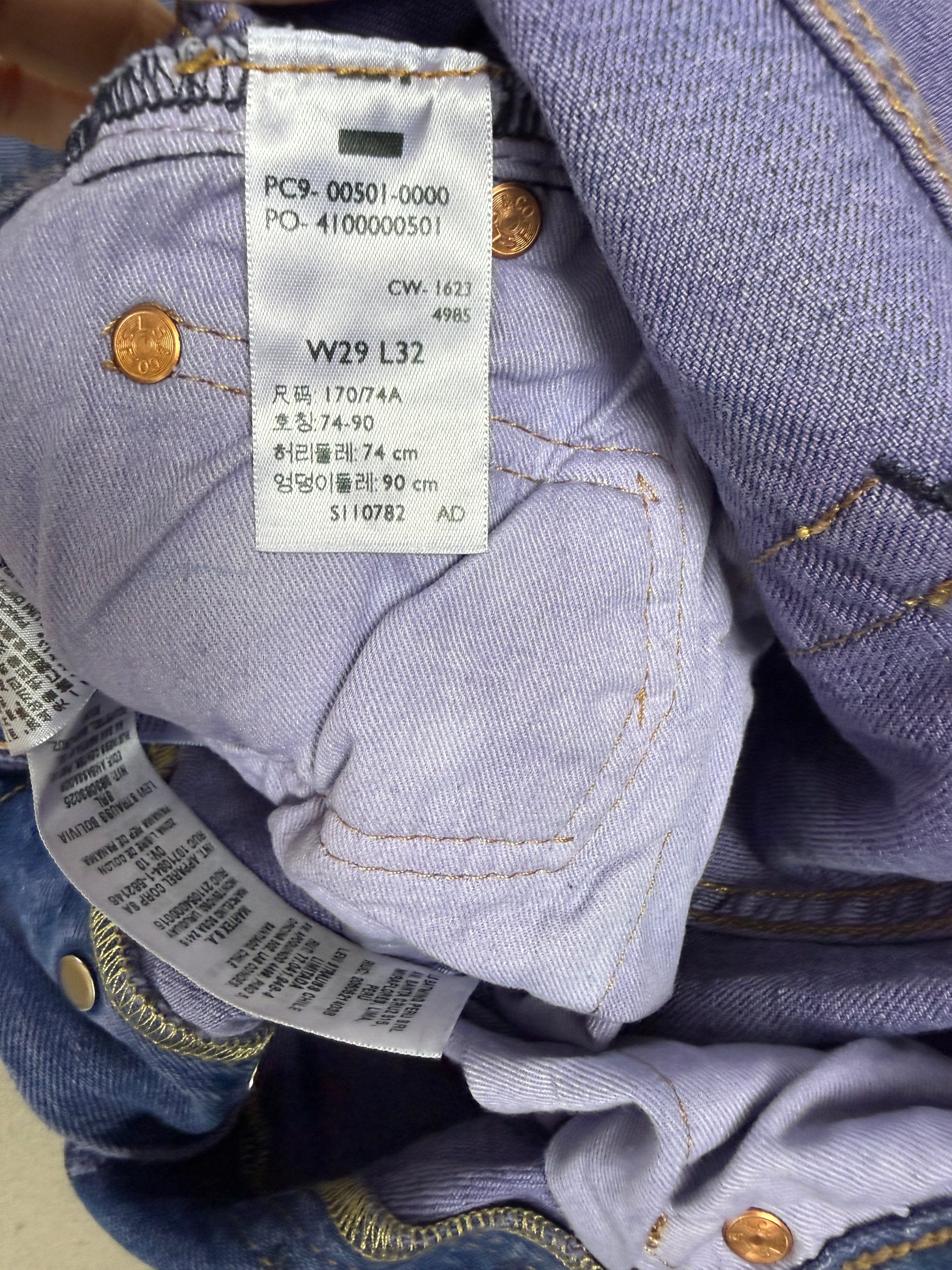 Levi’s 501 ST Light Purple Dyed Denim Jeans