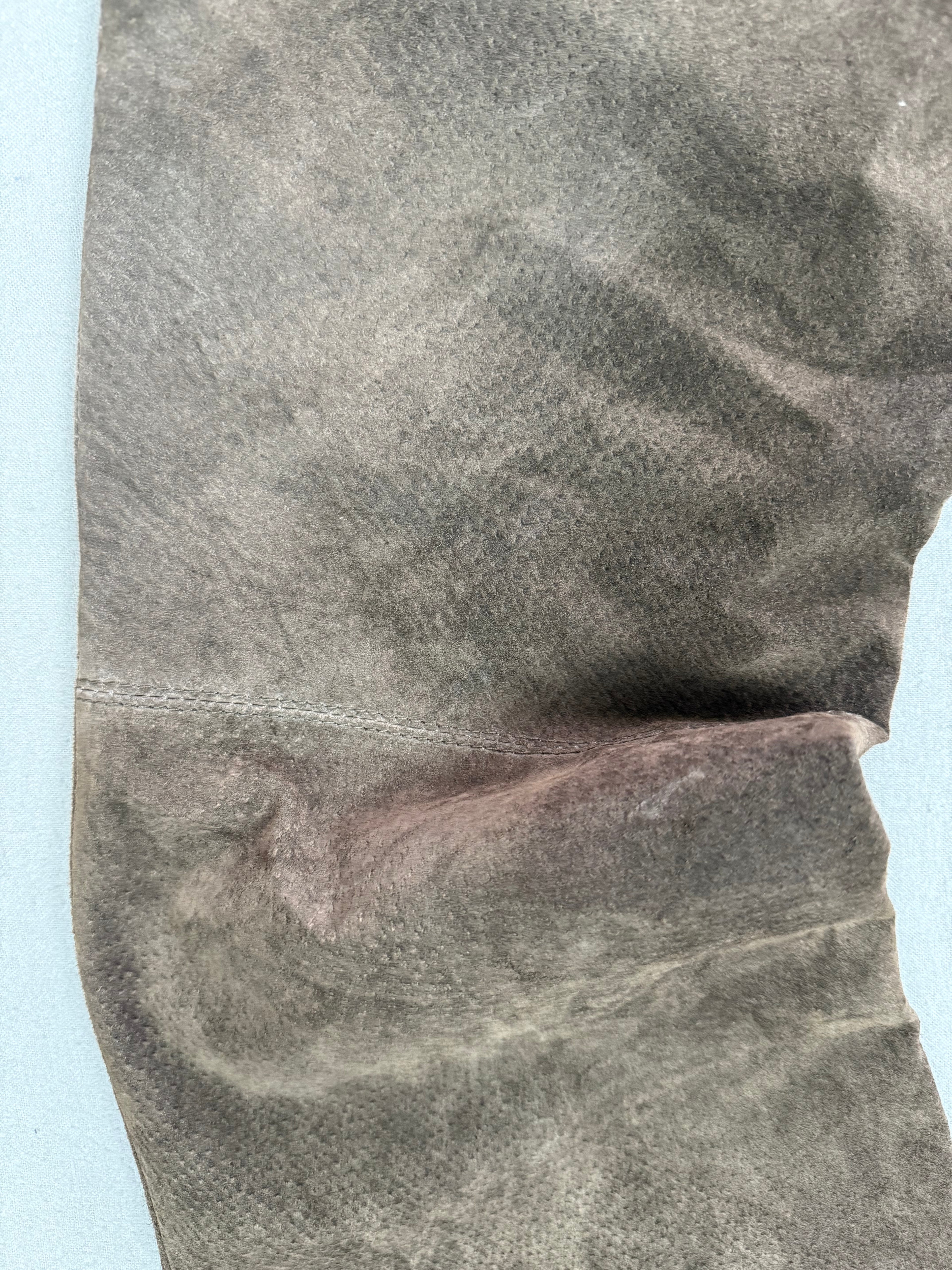Vintage Y2K Mossimo Dark Brown Suede Leather Pants