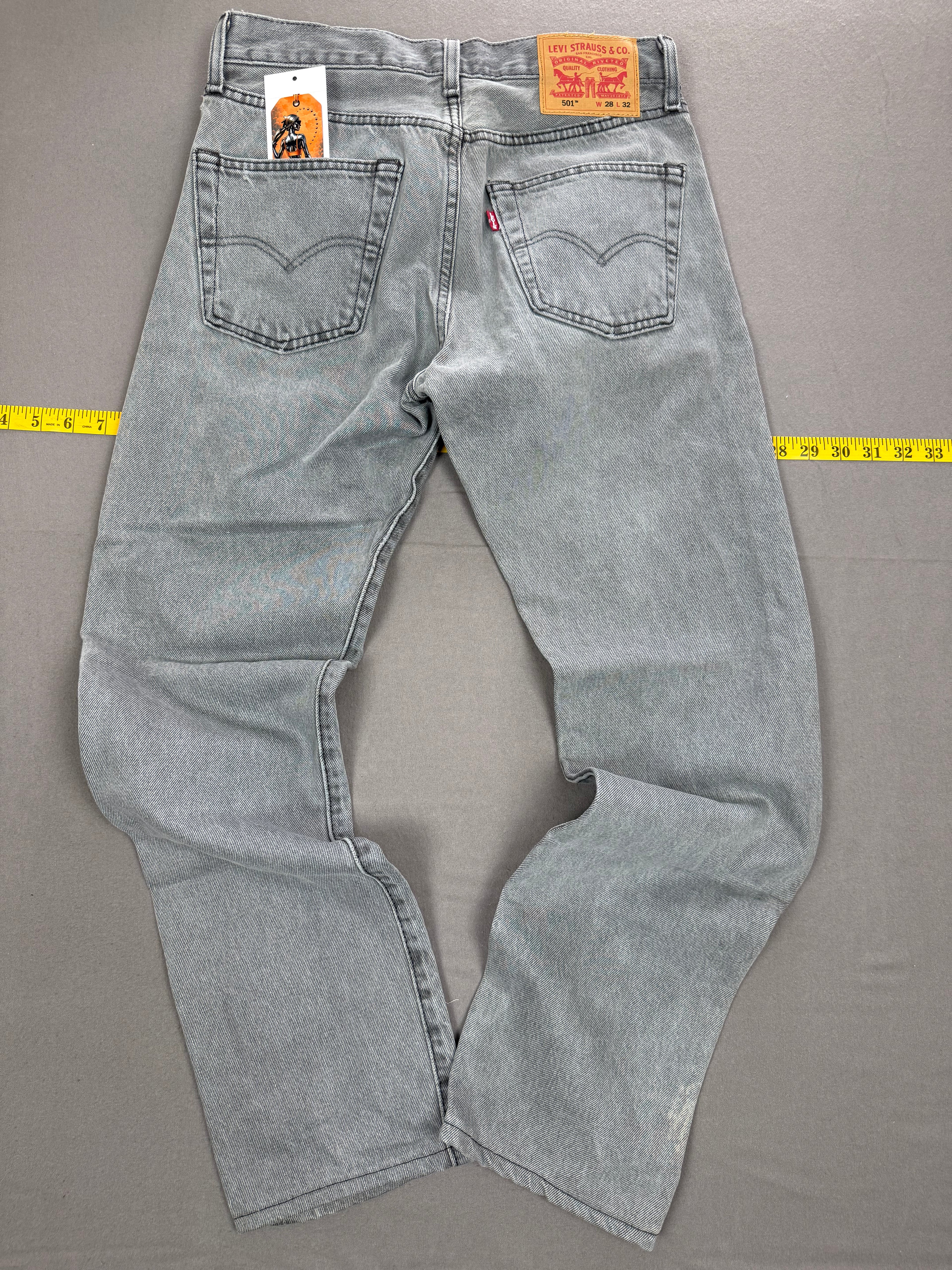 Levi’s 501 Light Grey Denim Jeans