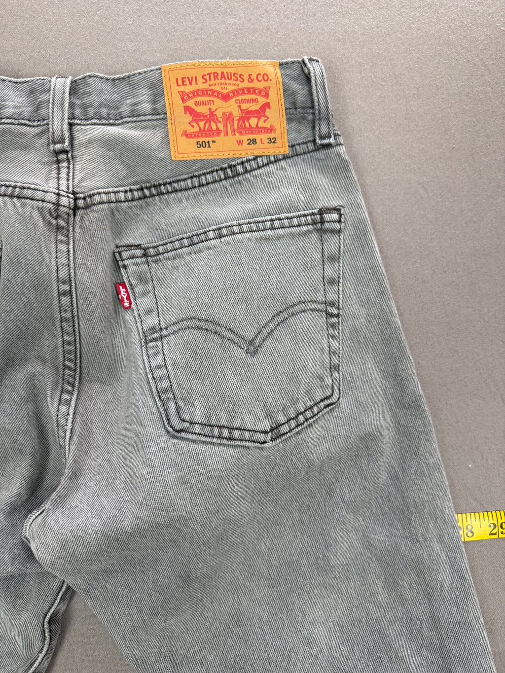 Levi’s 501 Light Grey Denim Jeans