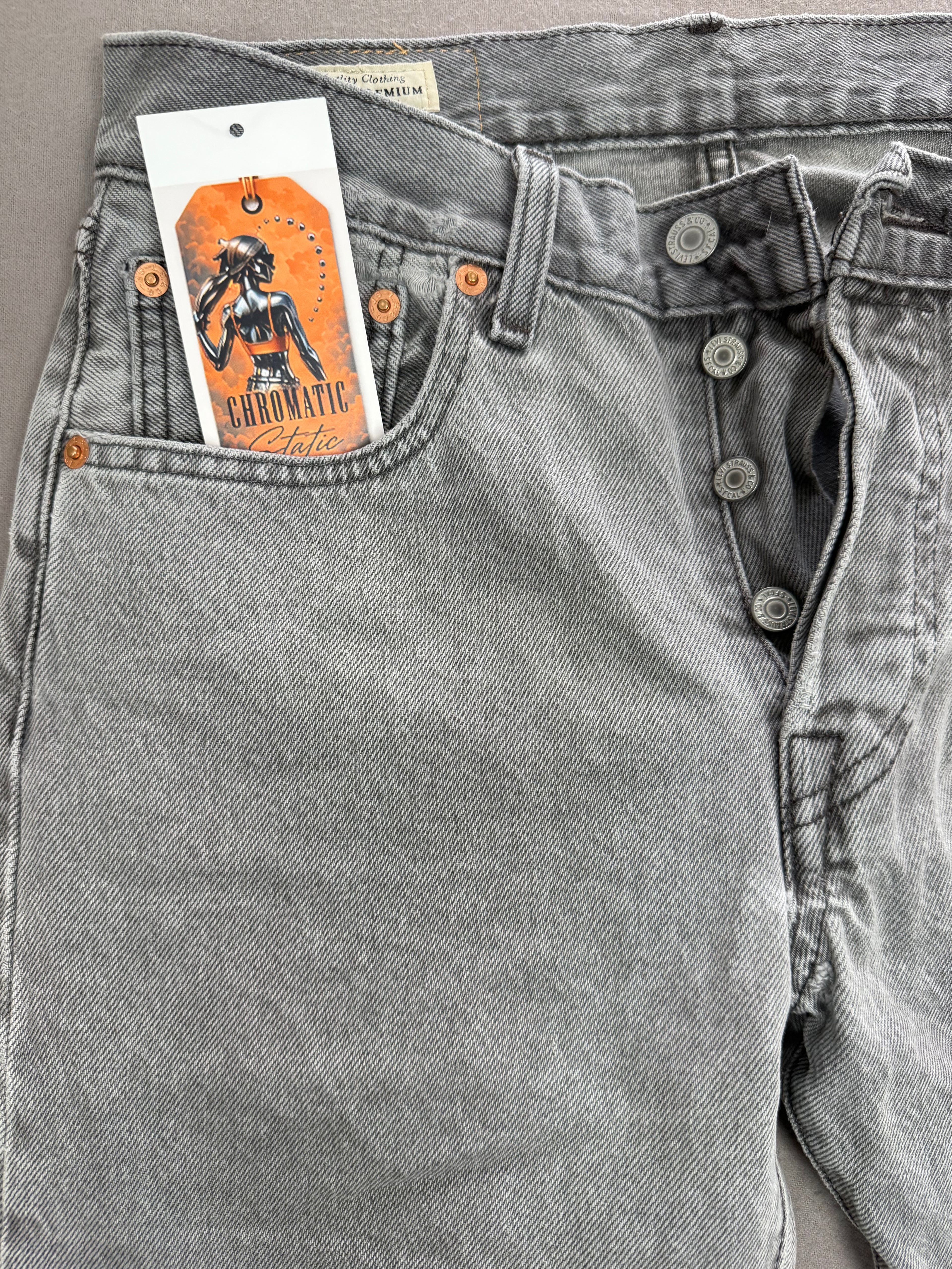 Levi’s 501 Light Grey Denim Jeans