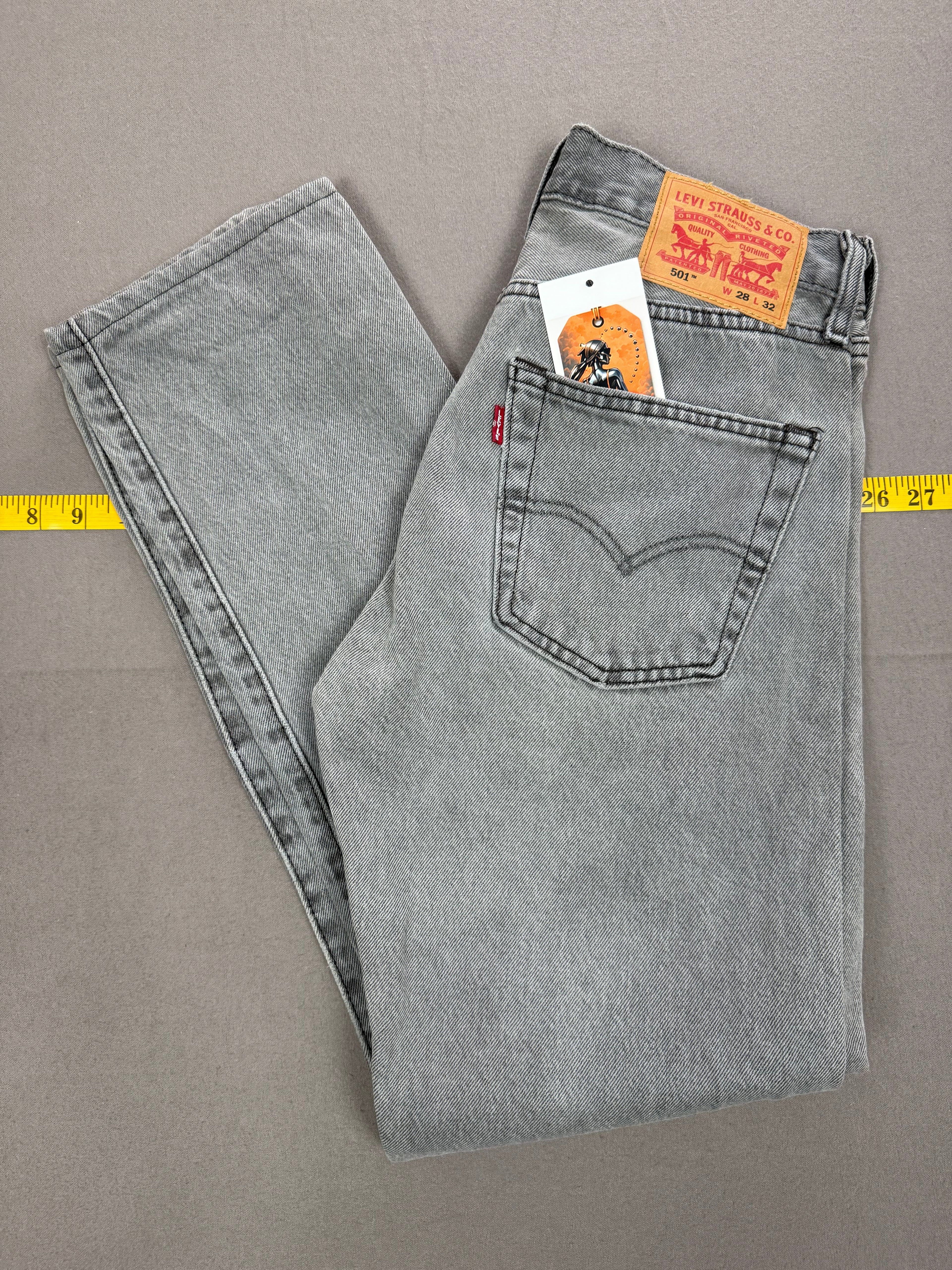 Levi’s 501 Light Grey Denim Jeans