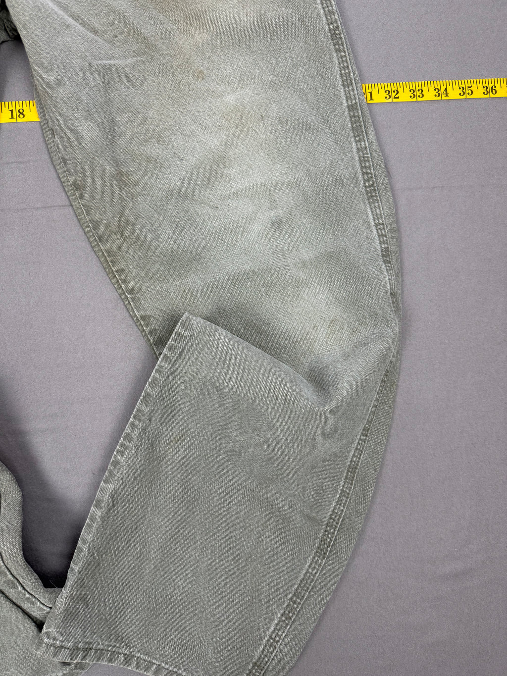 Vintage Rustler Super Faded Light Green Carpenter Work Pants