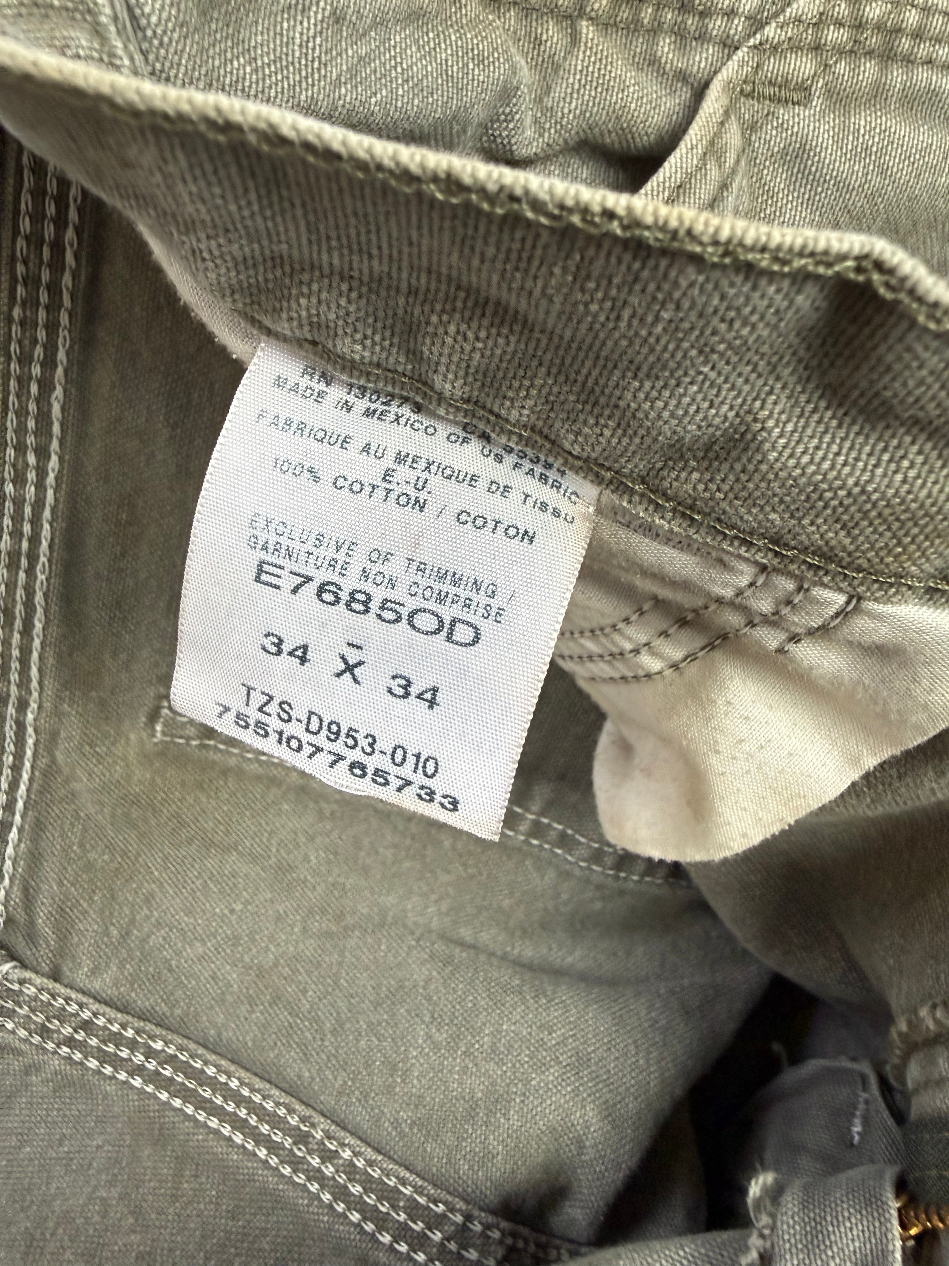 Vintage Rustler Super Faded Light Green Carpenter Work Pants