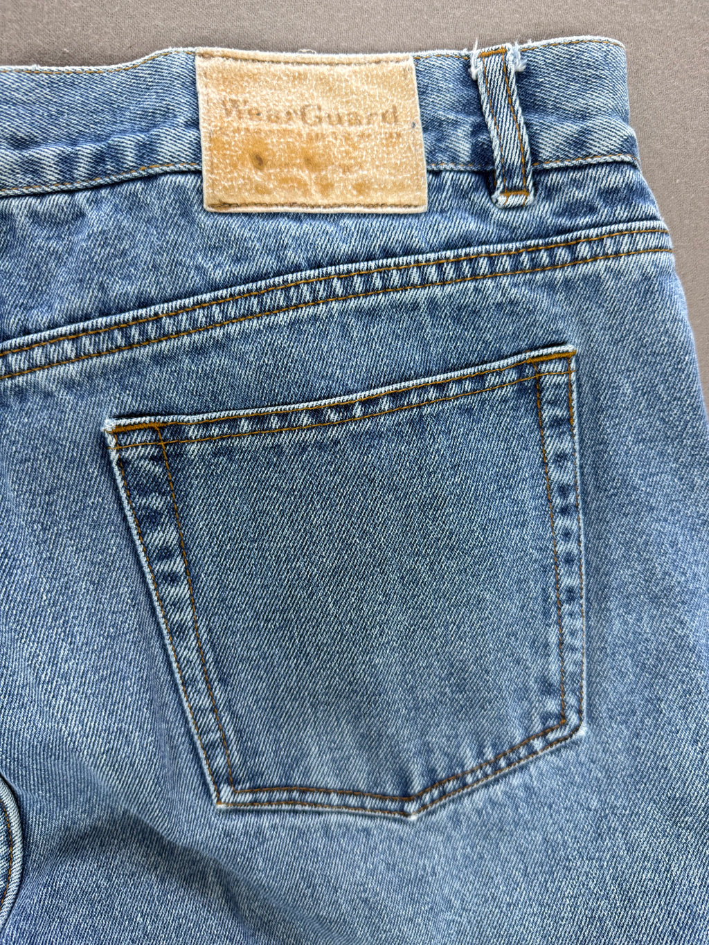 Vintage WearGuard Blue Denim Red Plaid Flannel-Lined Jeans