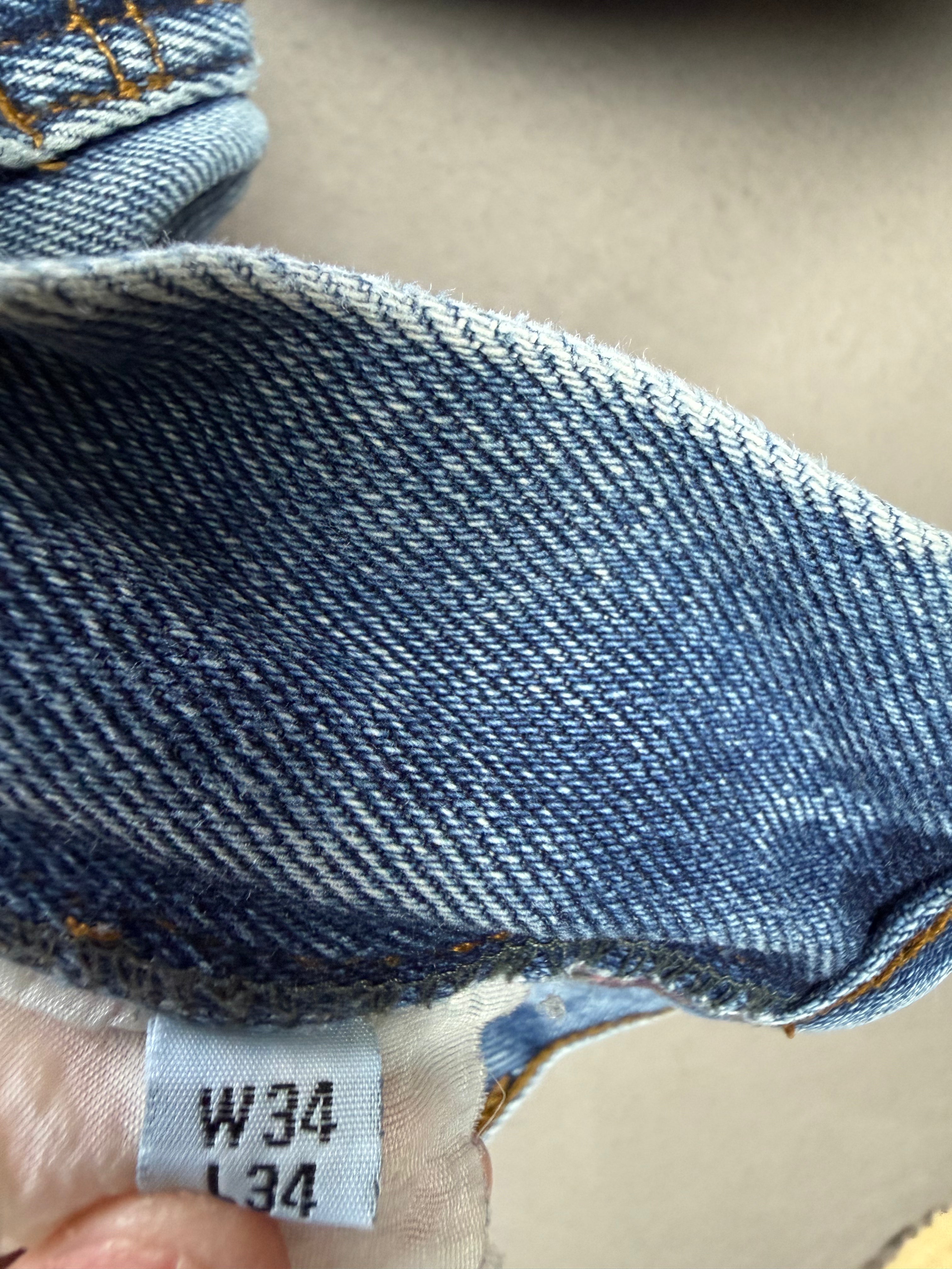 Vintage WearGuard Blue Denim Red Plaid Flannel-Lined Jeans