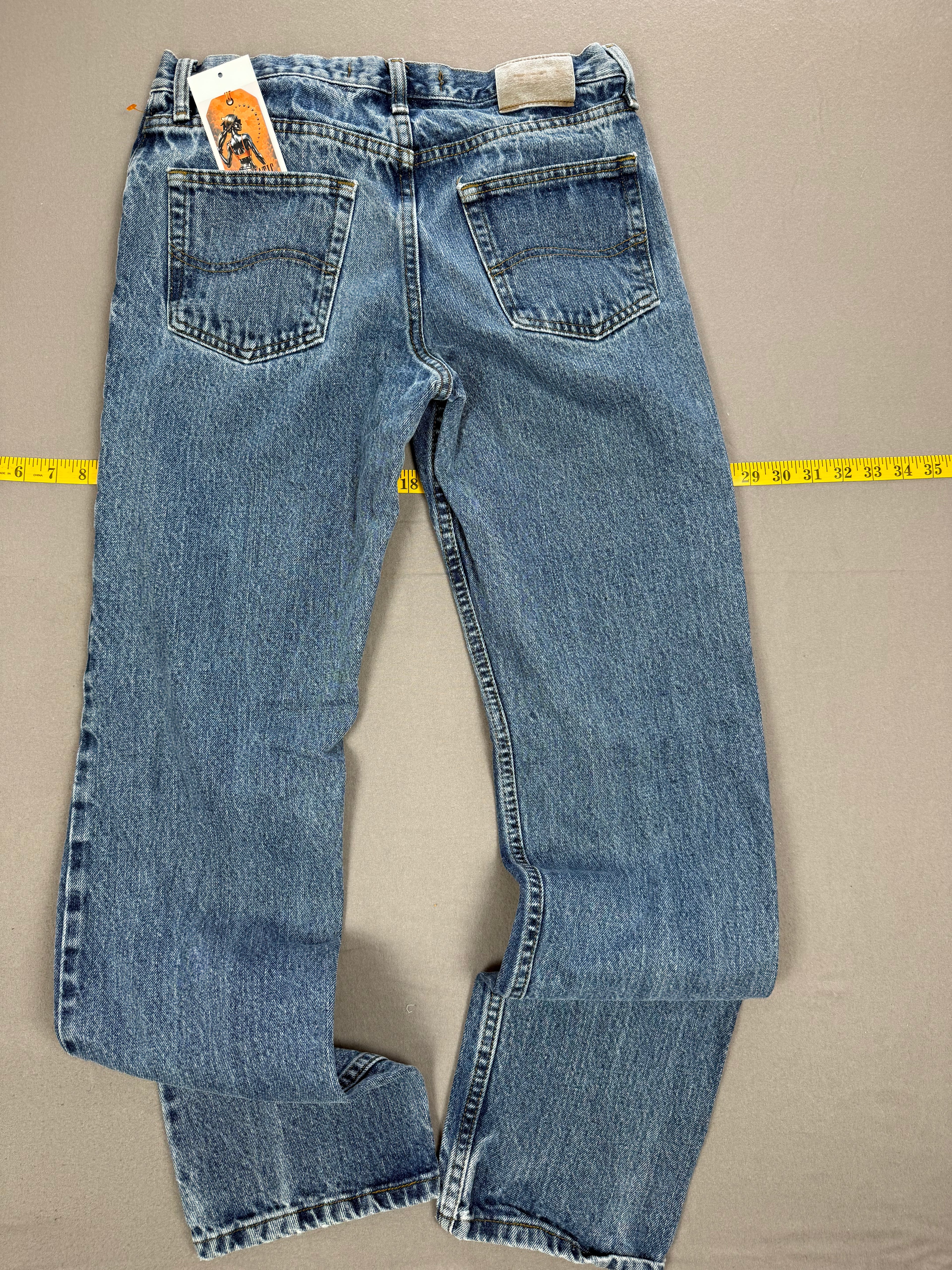 Vintage Lee Regular Fit Blue Denim Jeans