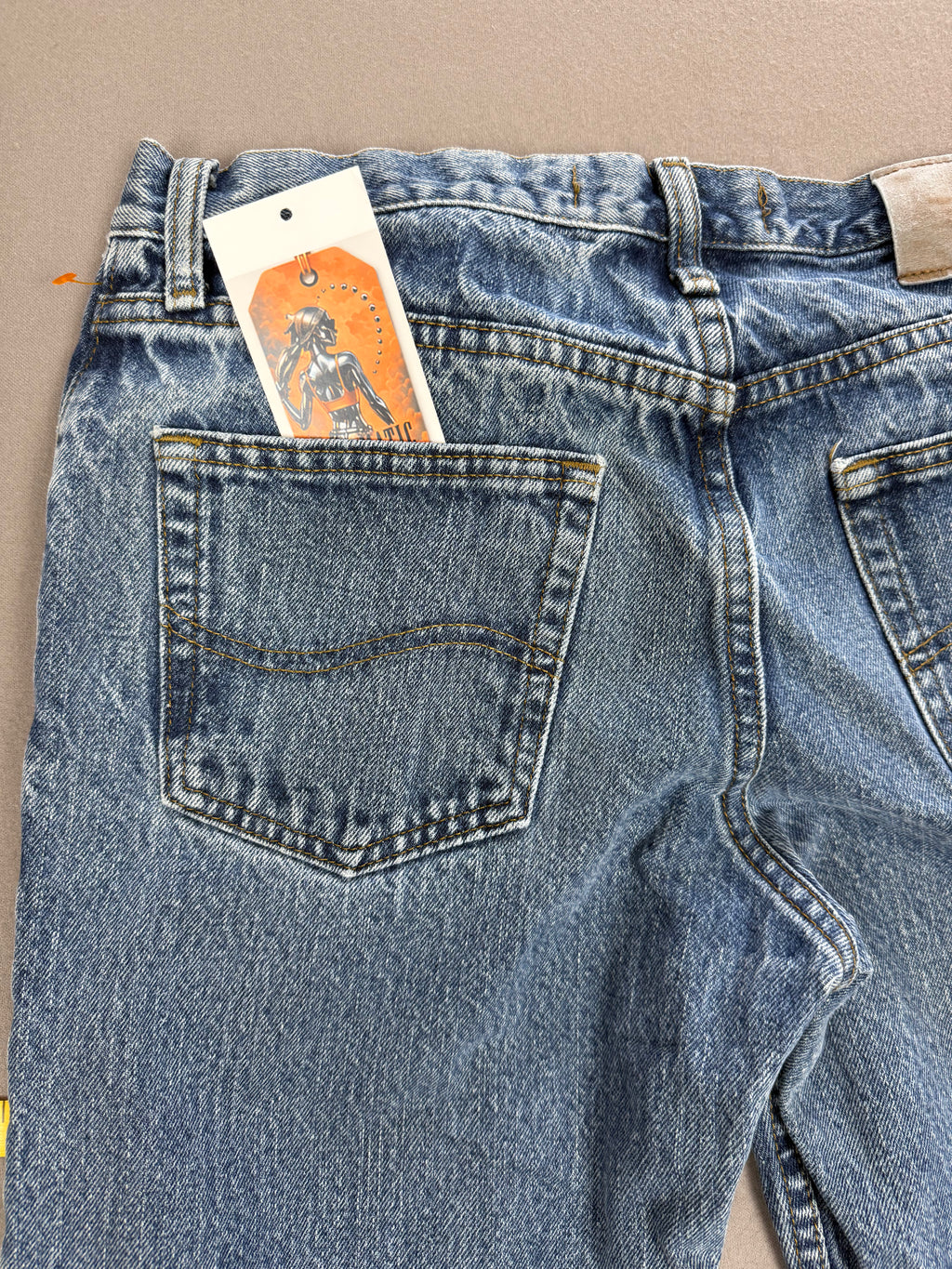 Vintage Lee Regular Fit Blue Denim Jeans