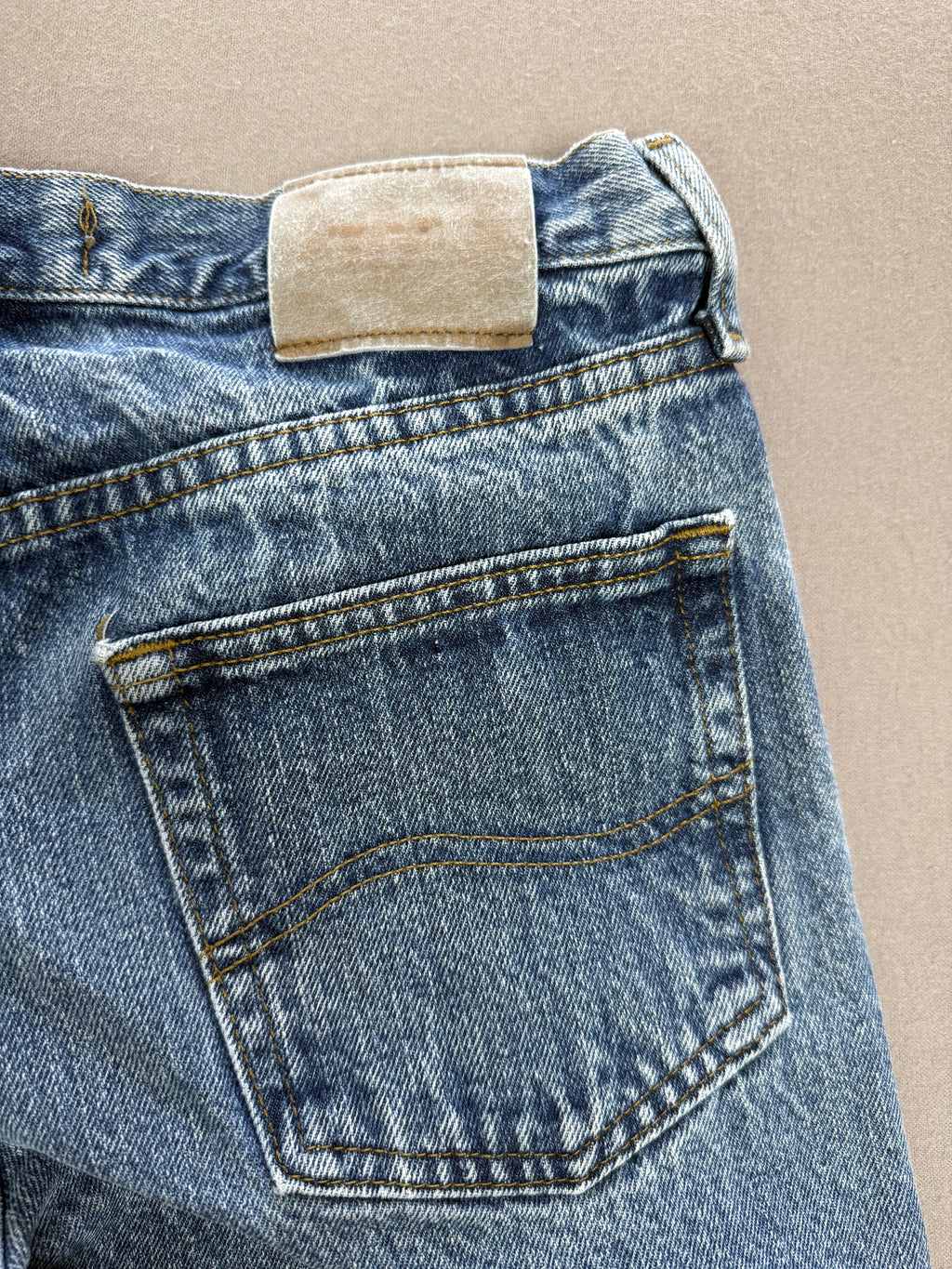 Vintage Lee Regular Fit Blue Denim Jeans