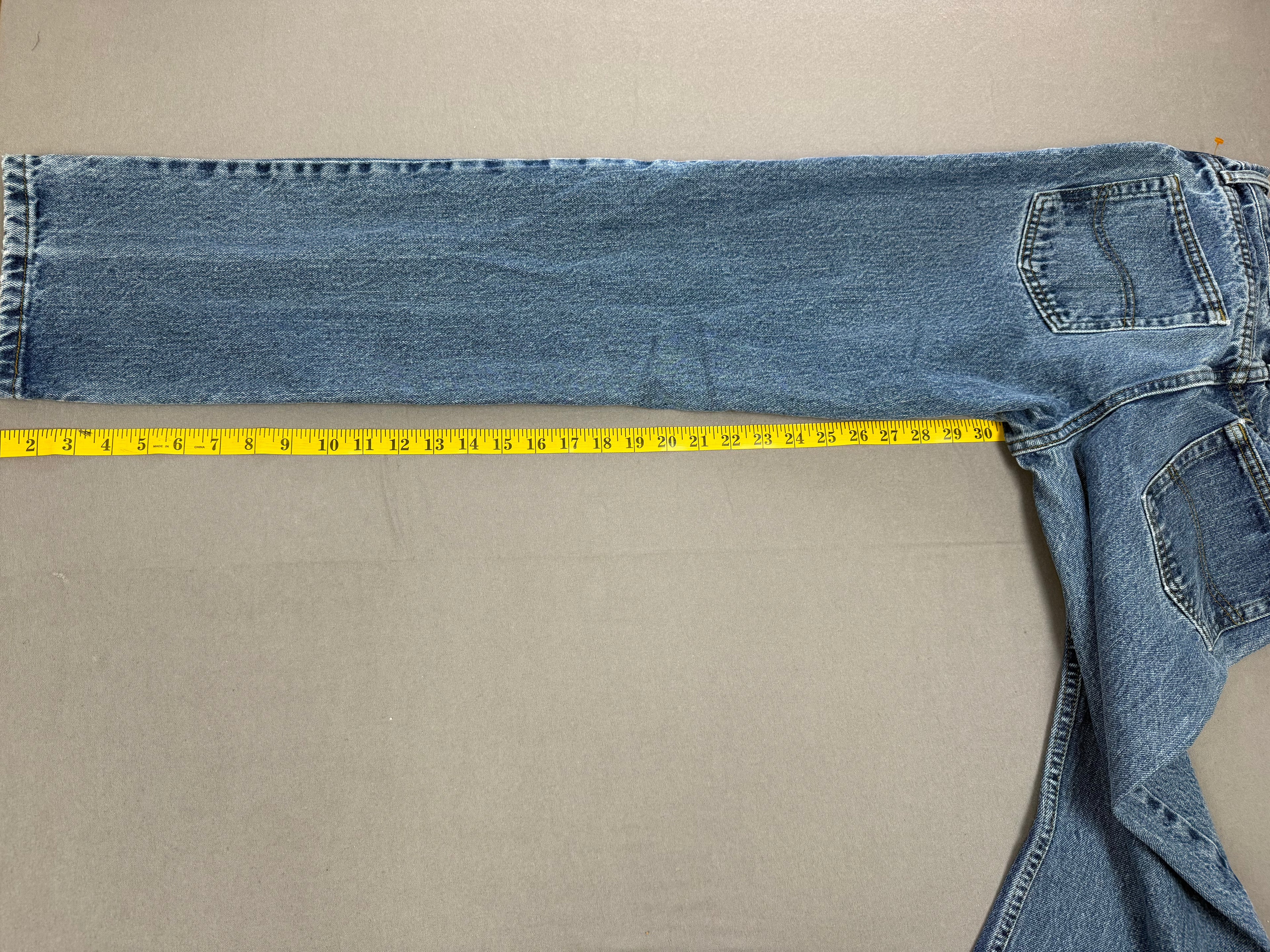 Vintage Lee Regular Fit Blue Denim Jeans