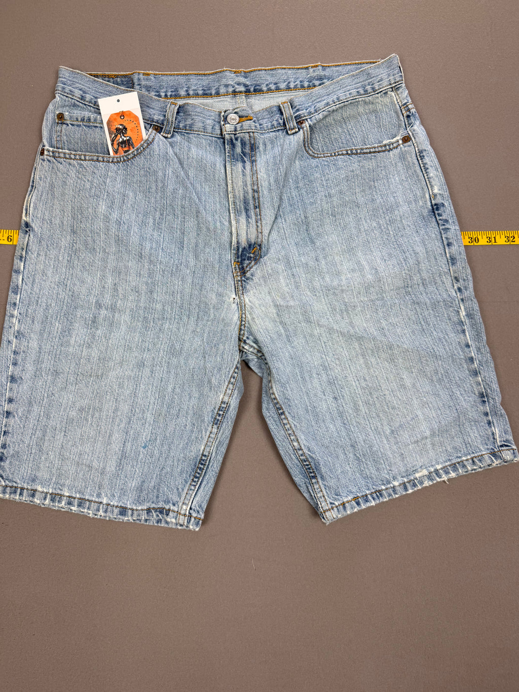 Vintage Levi’s 505 Super-Faded Light Wash Denim Shorts