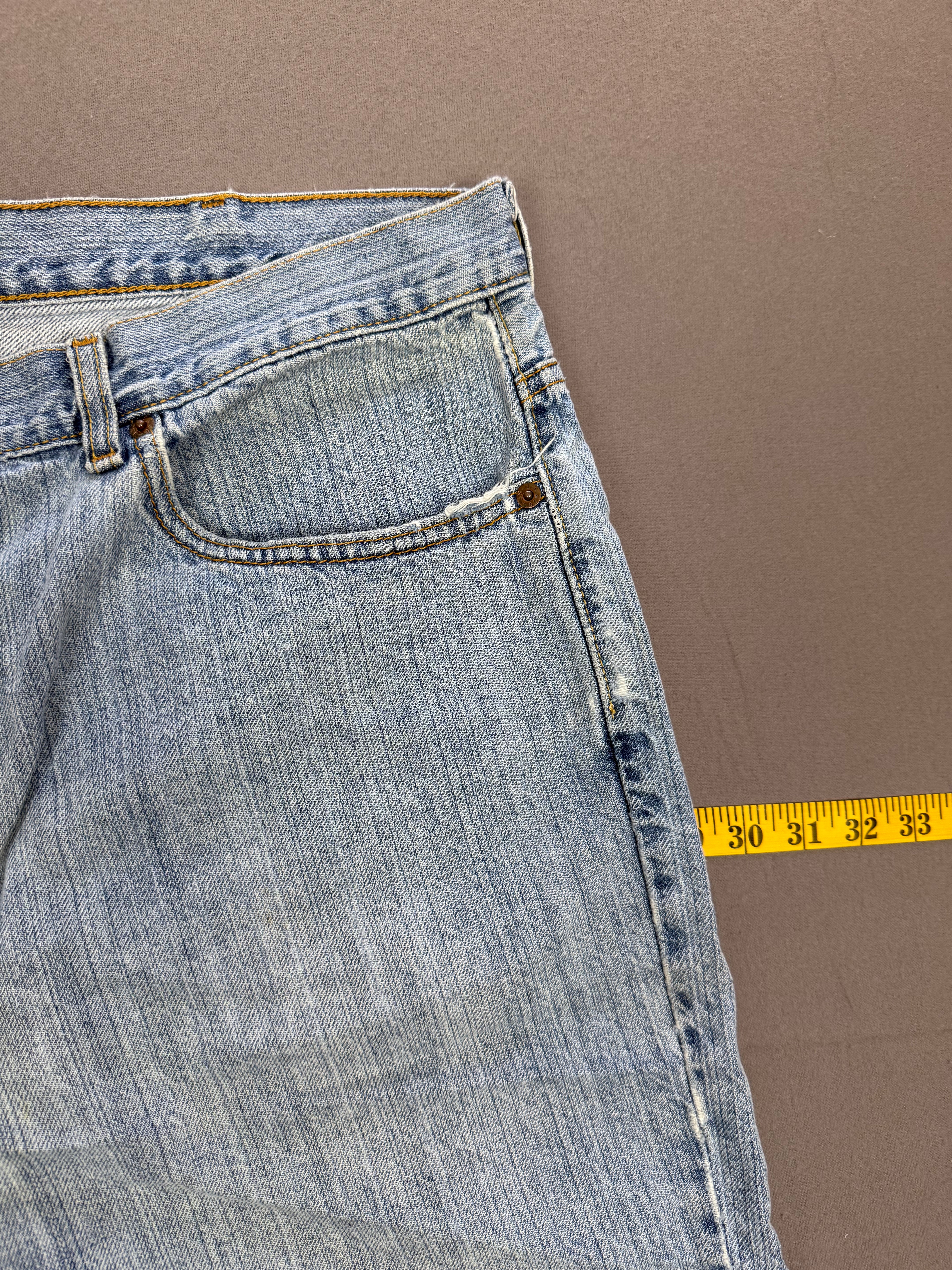 Vintage Levi’s 505 Super-Faded Light Wash Denim Shorts
