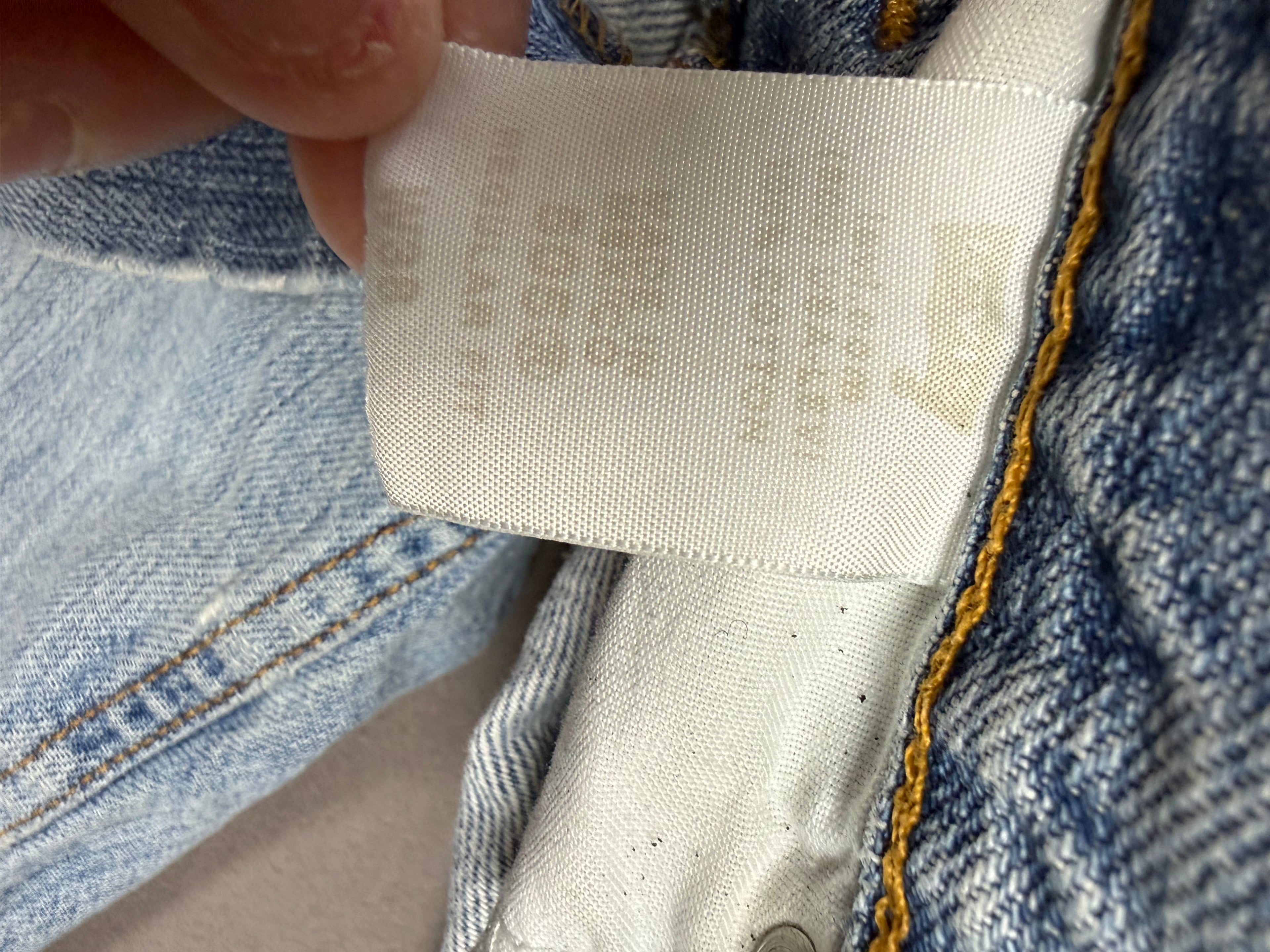 Vintage Levi’s 505 Super-Faded Light Wash Denim Shorts