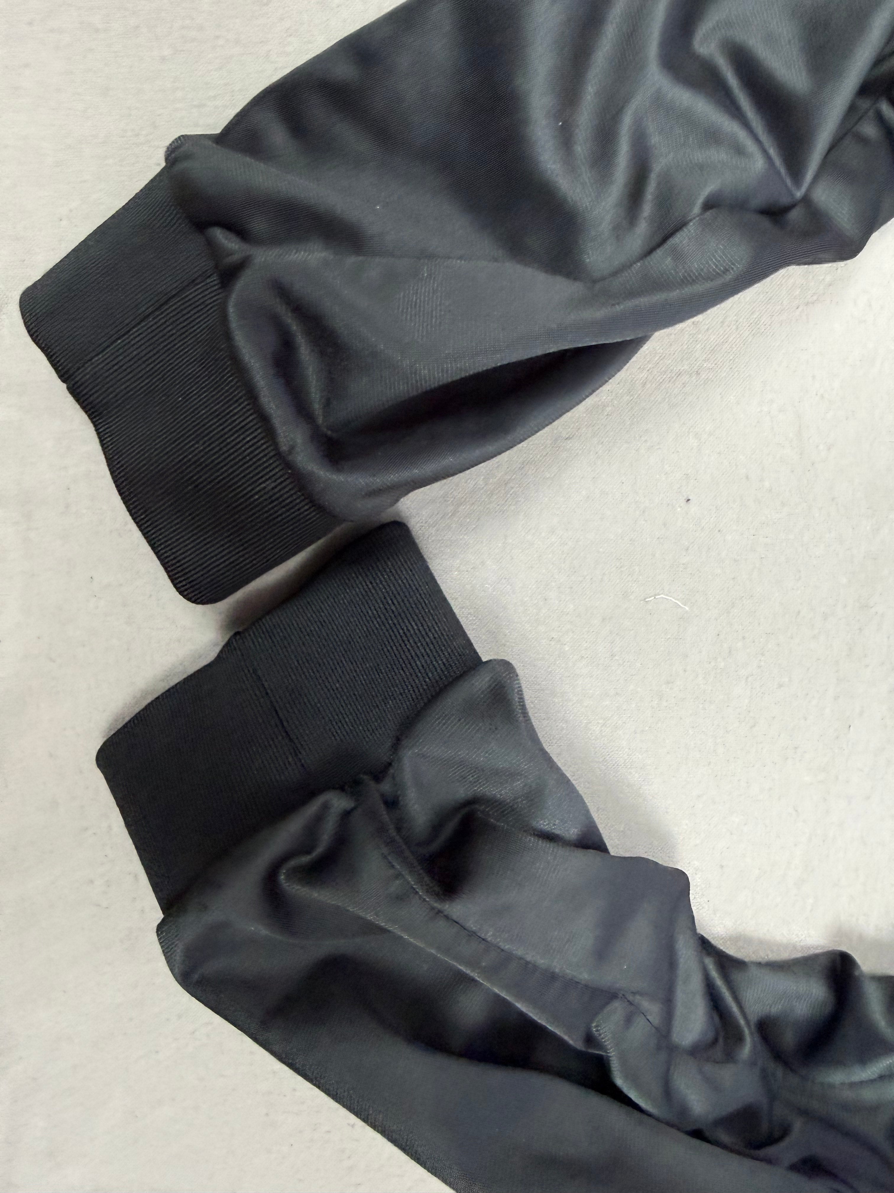 Vintage Kappa Black Soccer Warm-Up Track Pants