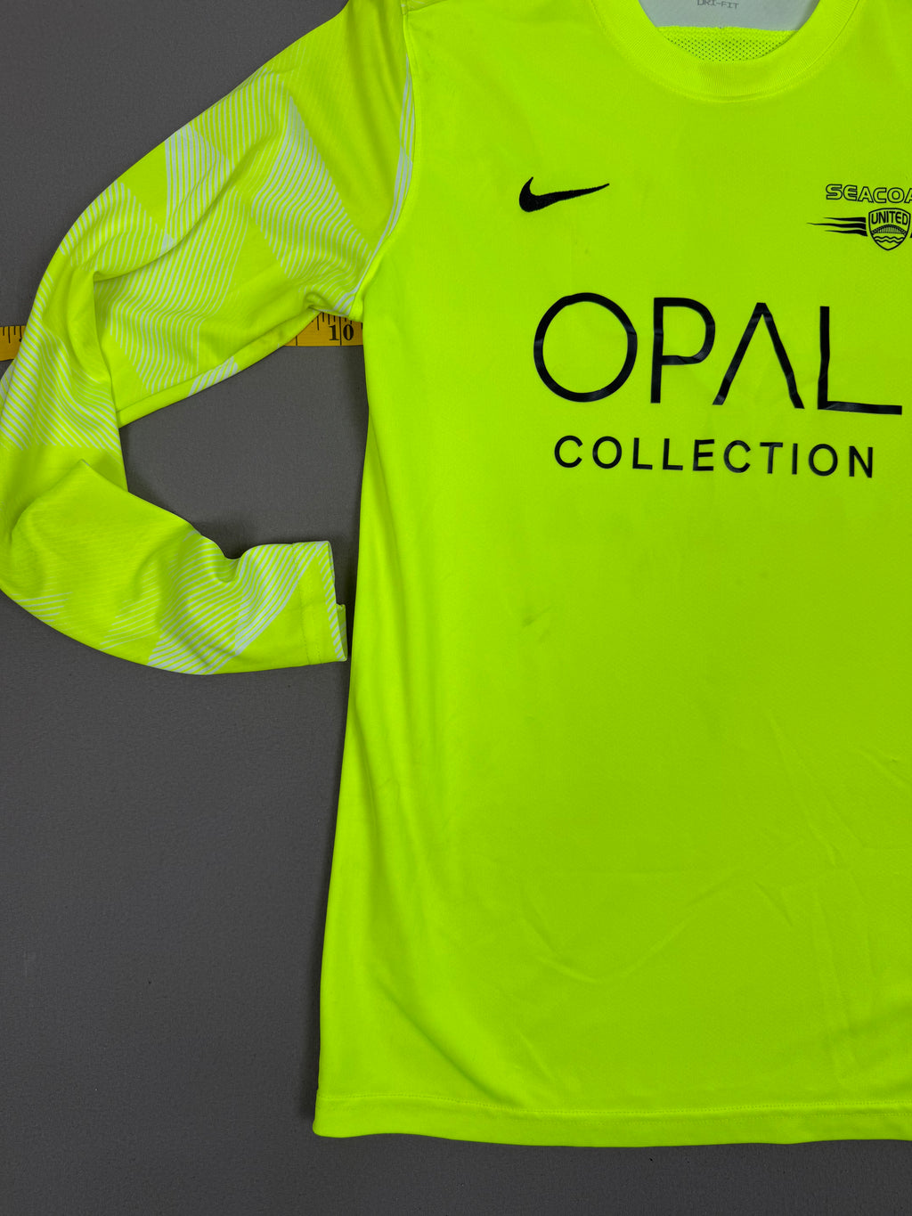 Vintage Nike Seacoast United Opal Goalkeeper Soccer Jersey #1