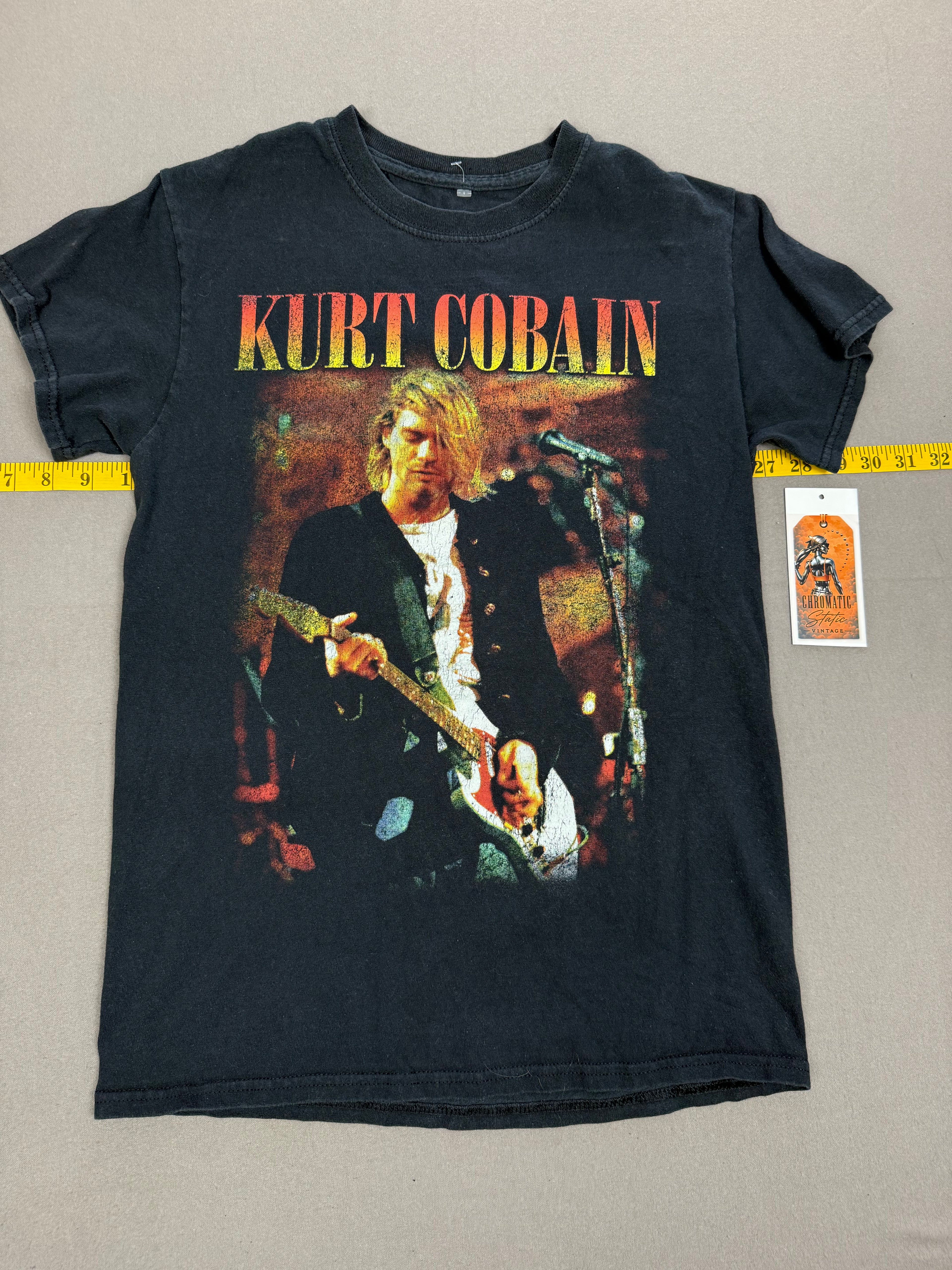 Kurt Cobain Black Graphic T-Shirt