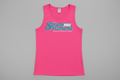 Vintage 2018 UCONN Spring Weekend Hot Pink & Teal Tank Top