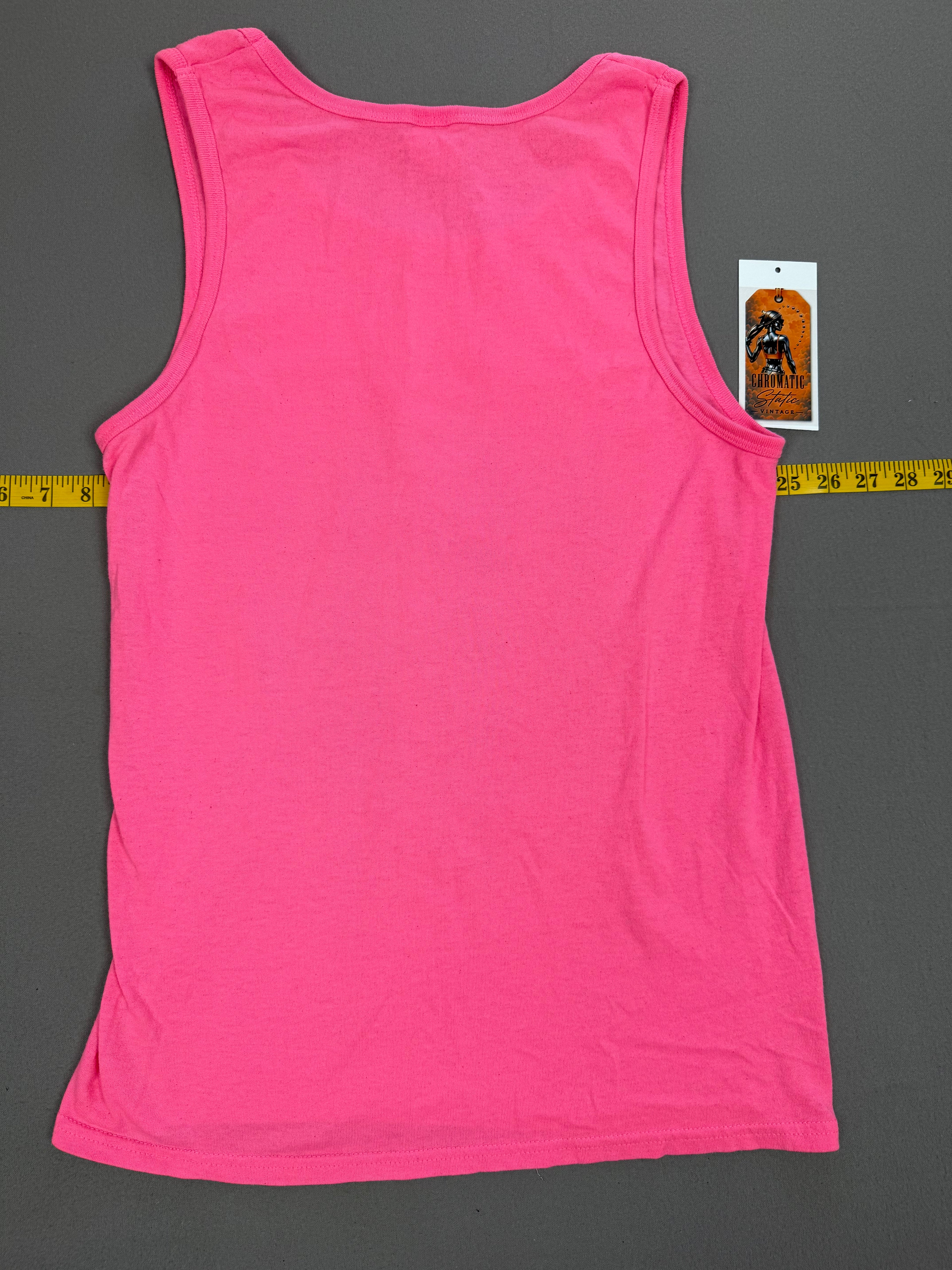 Vintage 2018 UCONN Spring Weekend Hot Pink & Teal Tank Top