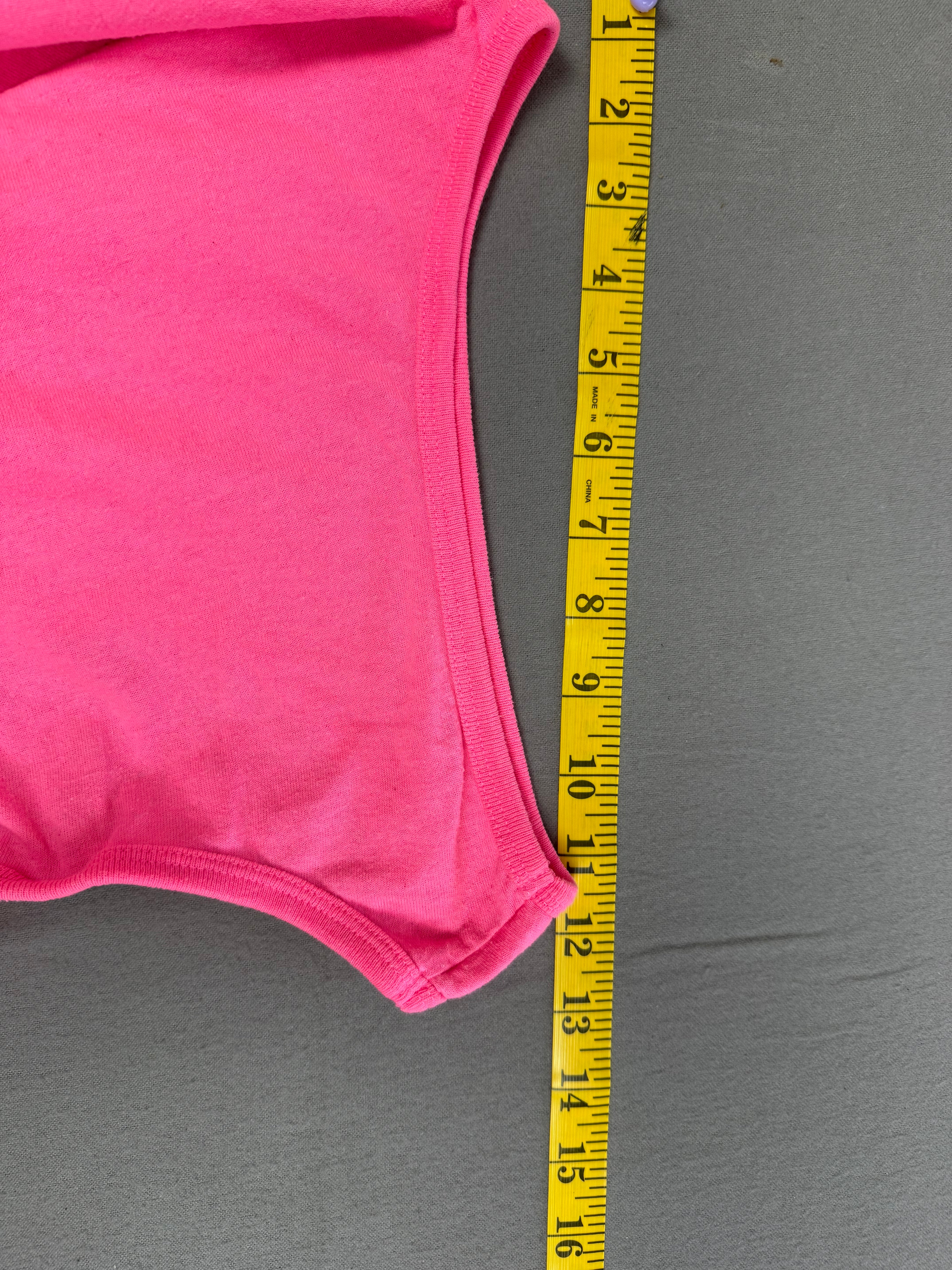 Vintage 2018 UCONN Spring Weekend Hot Pink & Teal Tank Top