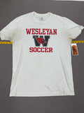 Vintage Wesleyan Soccer Cardinal Graphic T-Shirt