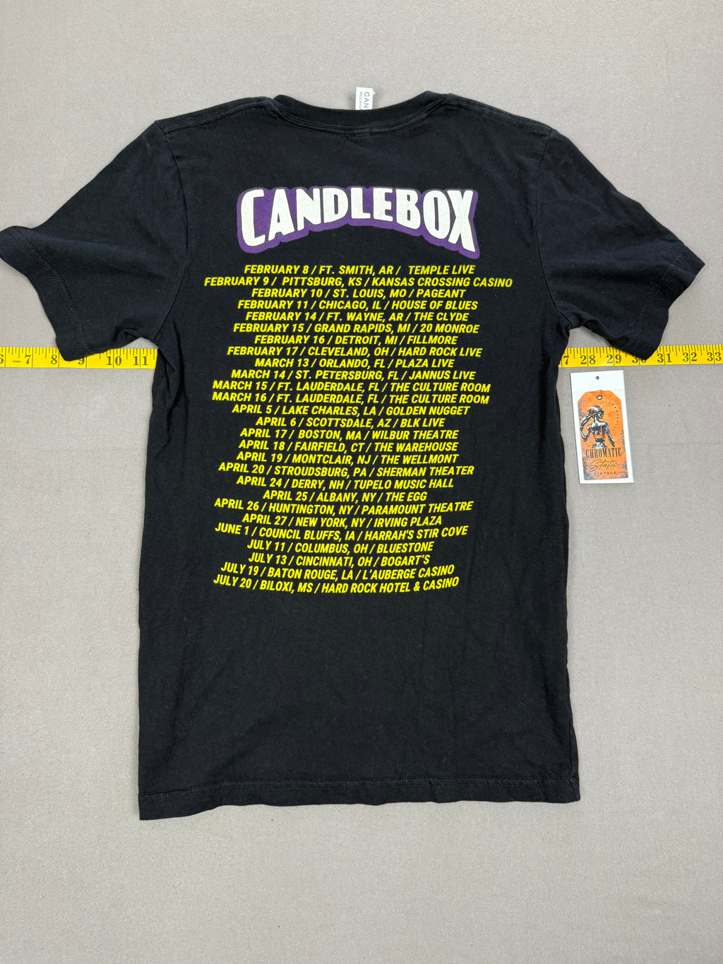Vintage Candlebox Tour Graphic T-Shirt