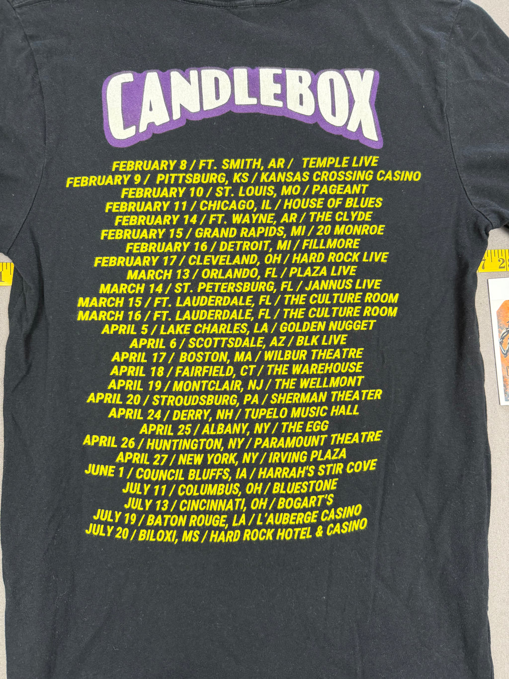 Vintage Candlebox Tour Graphic T-Shirt